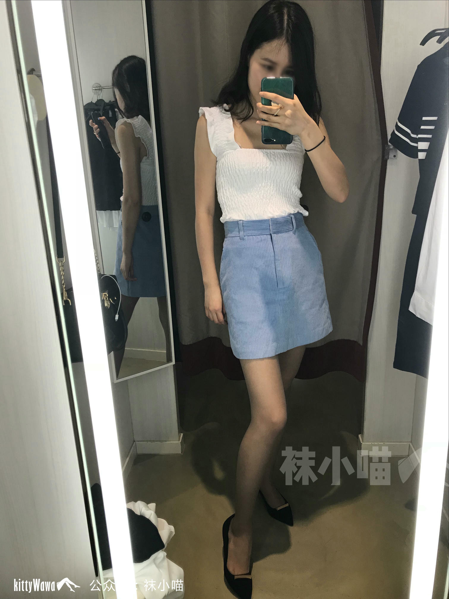 袜小喵 KT059 喵姐姐的试衣间 [90P+75M]_第1集