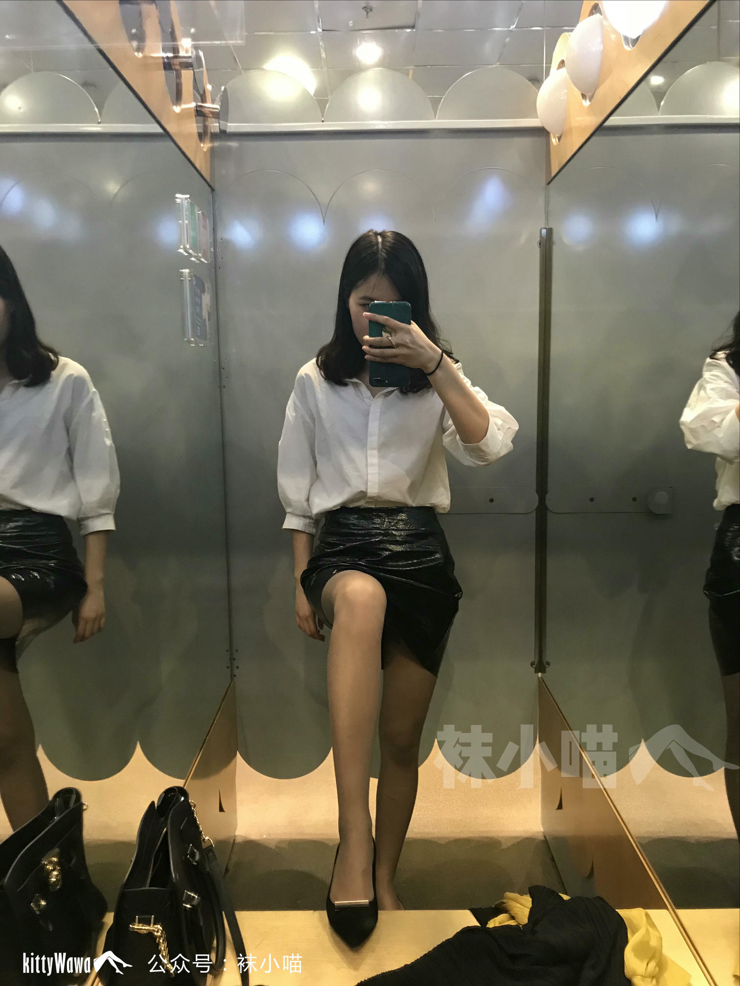 袜小喵 KT059 喵姐姐的试衣间 [90P+75M]_第3集