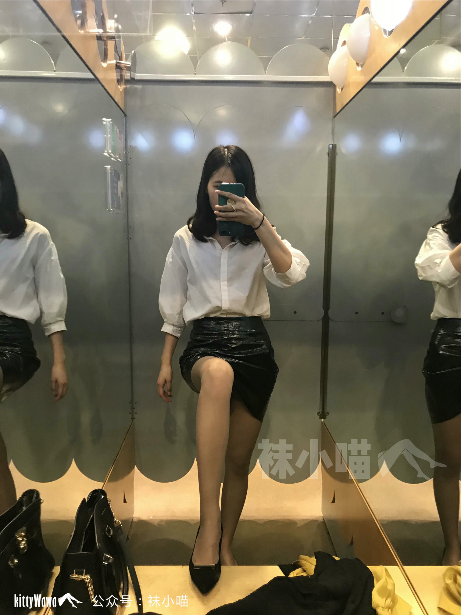 袜小喵 KT059 喵姐姐的试衣间 [90P+75M]_第3集