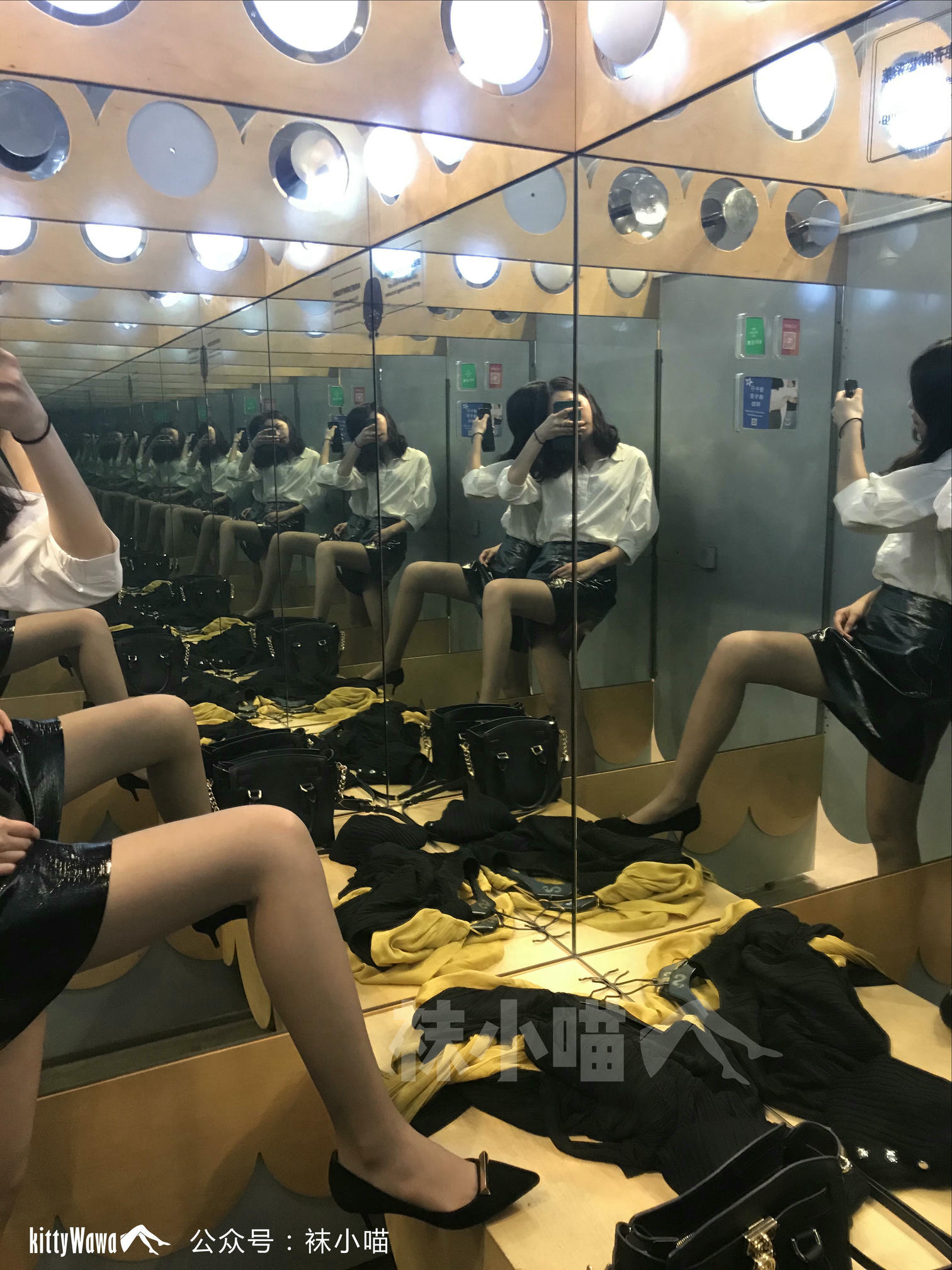 袜小喵 KT059 喵姐姐的试衣间 [90P+75M]_第3集