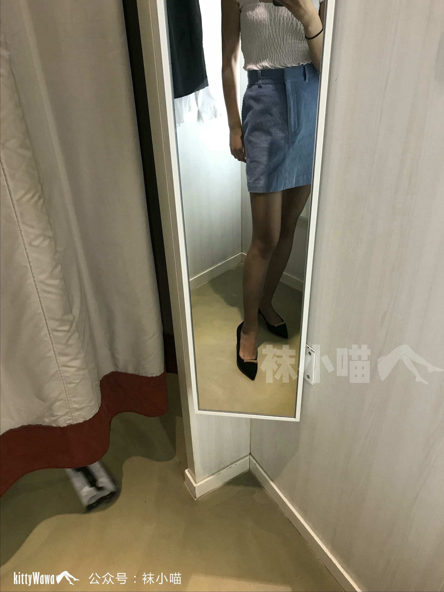 袜小喵 KT059 喵姐姐的试衣间 [90P+75M]_第1集