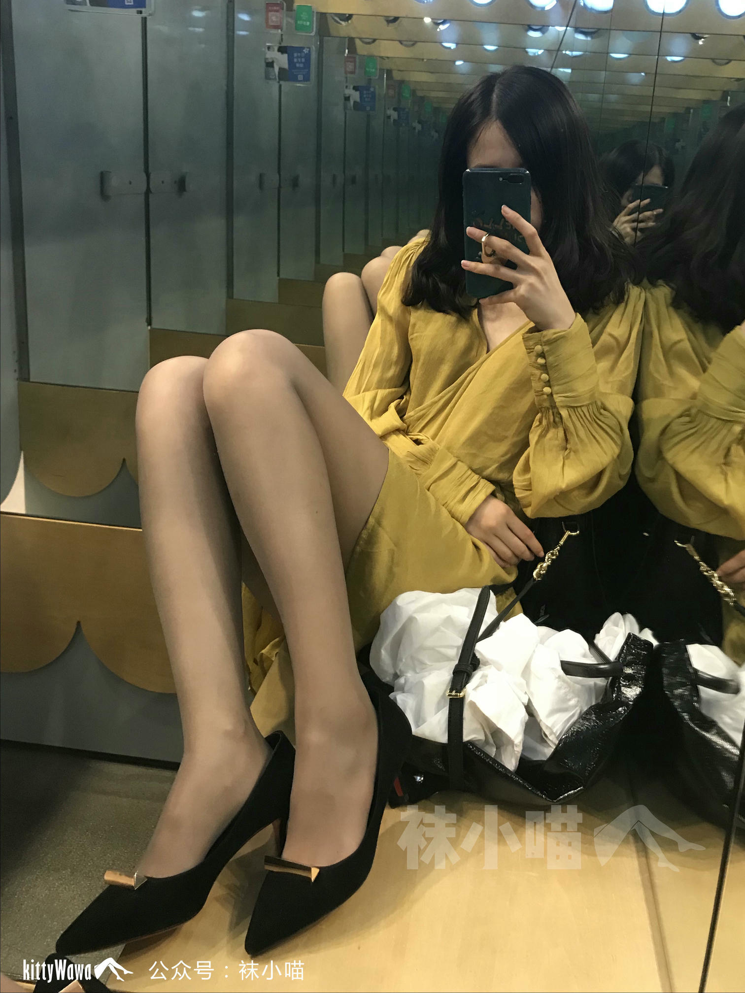 袜小喵 KT059 喵姐姐的试衣间 [90P+75M]_第4集