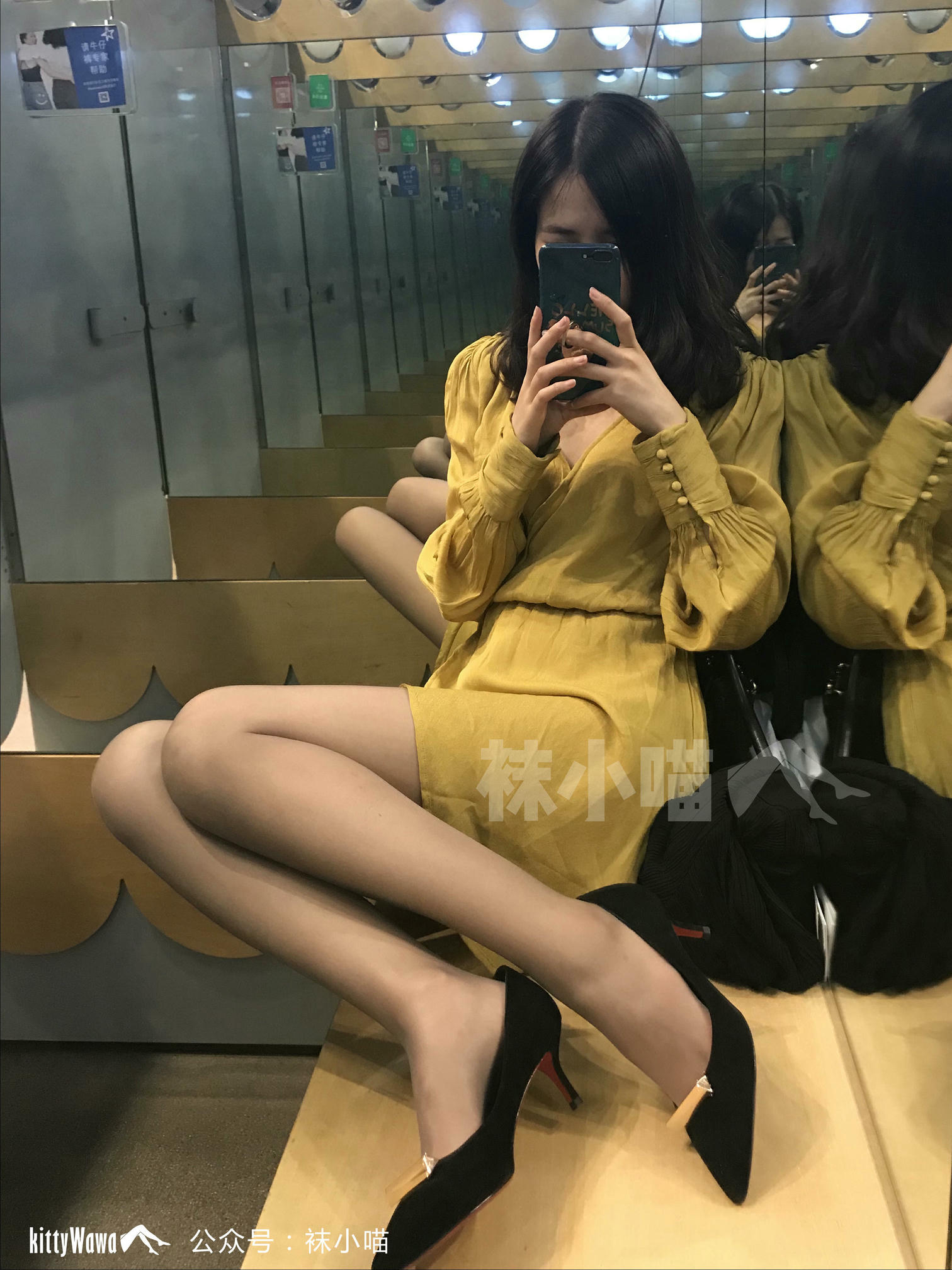 袜小喵 KT059 喵姐姐的试衣间 [90P+75M]_第4集