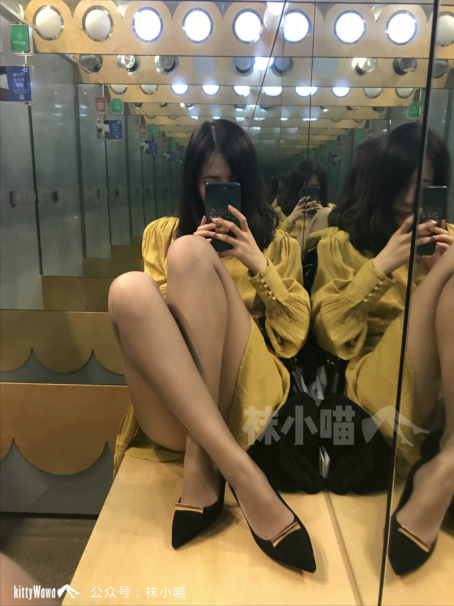 袜小喵 KT059 喵姐姐的试衣间 [90P+75M]_第4集