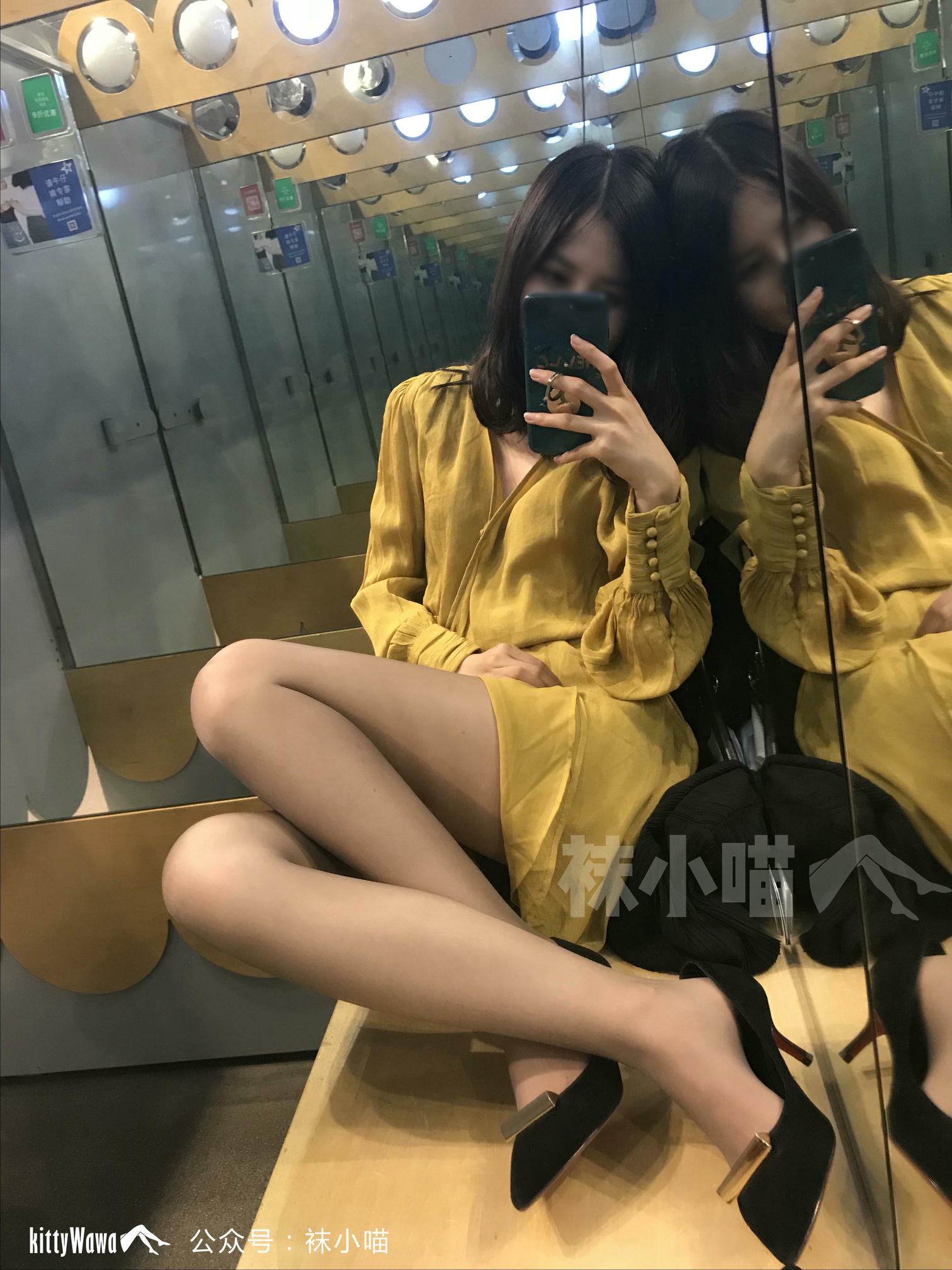 袜小喵 KT059 喵姐姐的试衣间 [90P+75M]_第4集