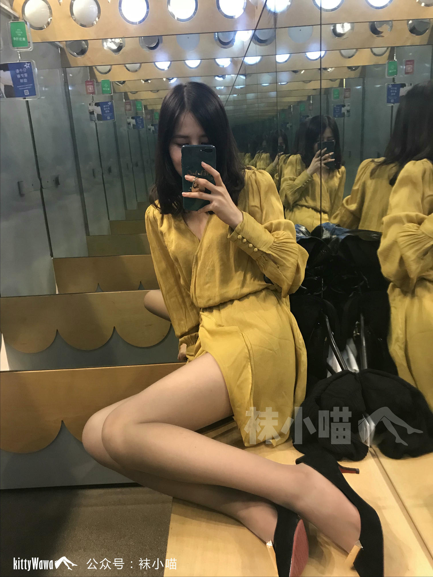 袜小喵 KT059 喵姐姐的试衣间 [90P+75M]_第4集