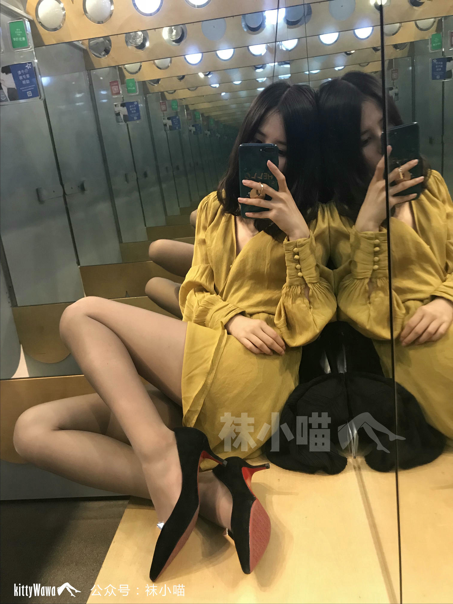 袜小喵 KT059 喵姐姐的试衣间 [90P+75M]_第4集