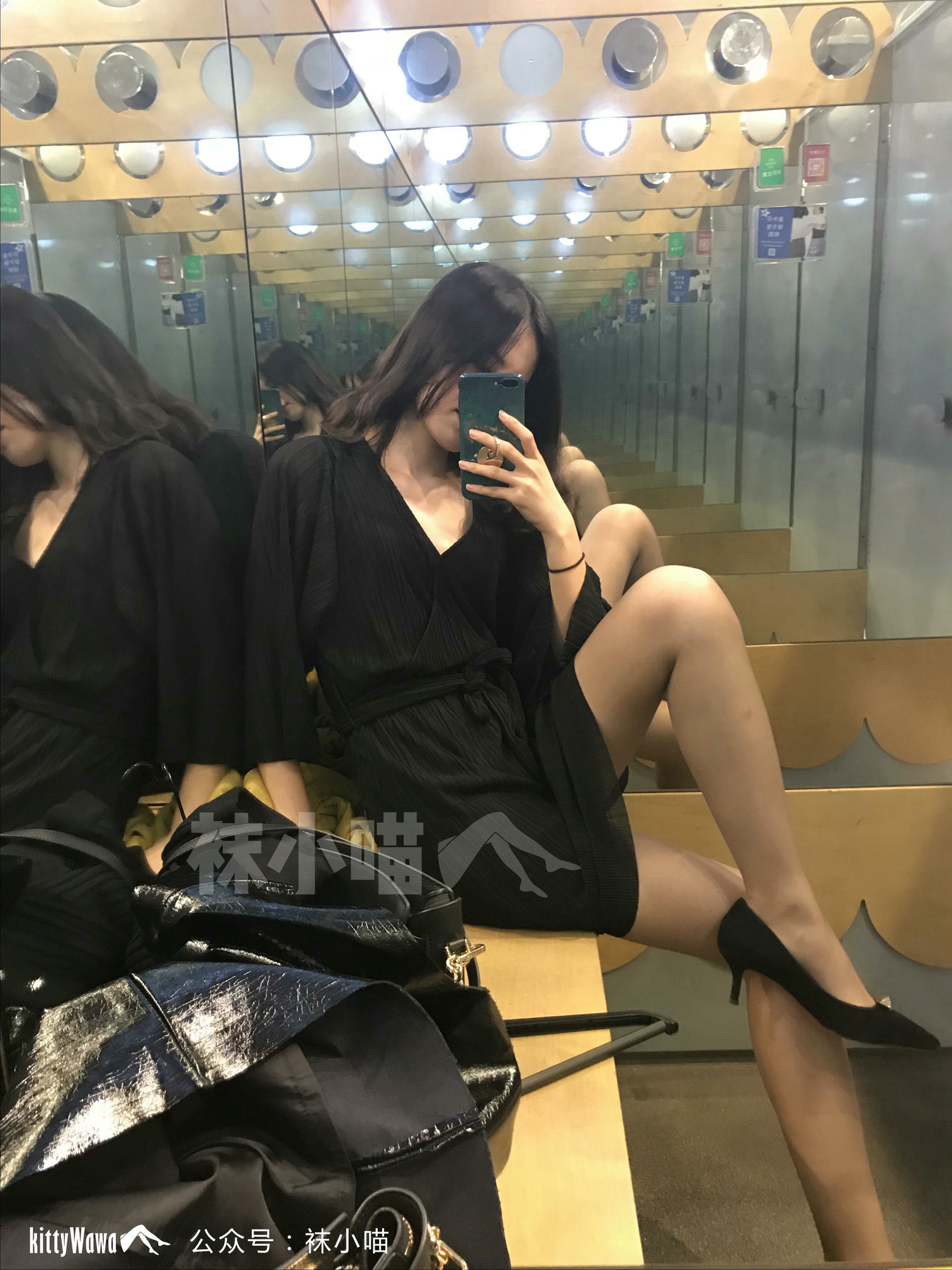 袜小喵 KT059 喵姐姐的试衣间 [90P+75M]_第4集