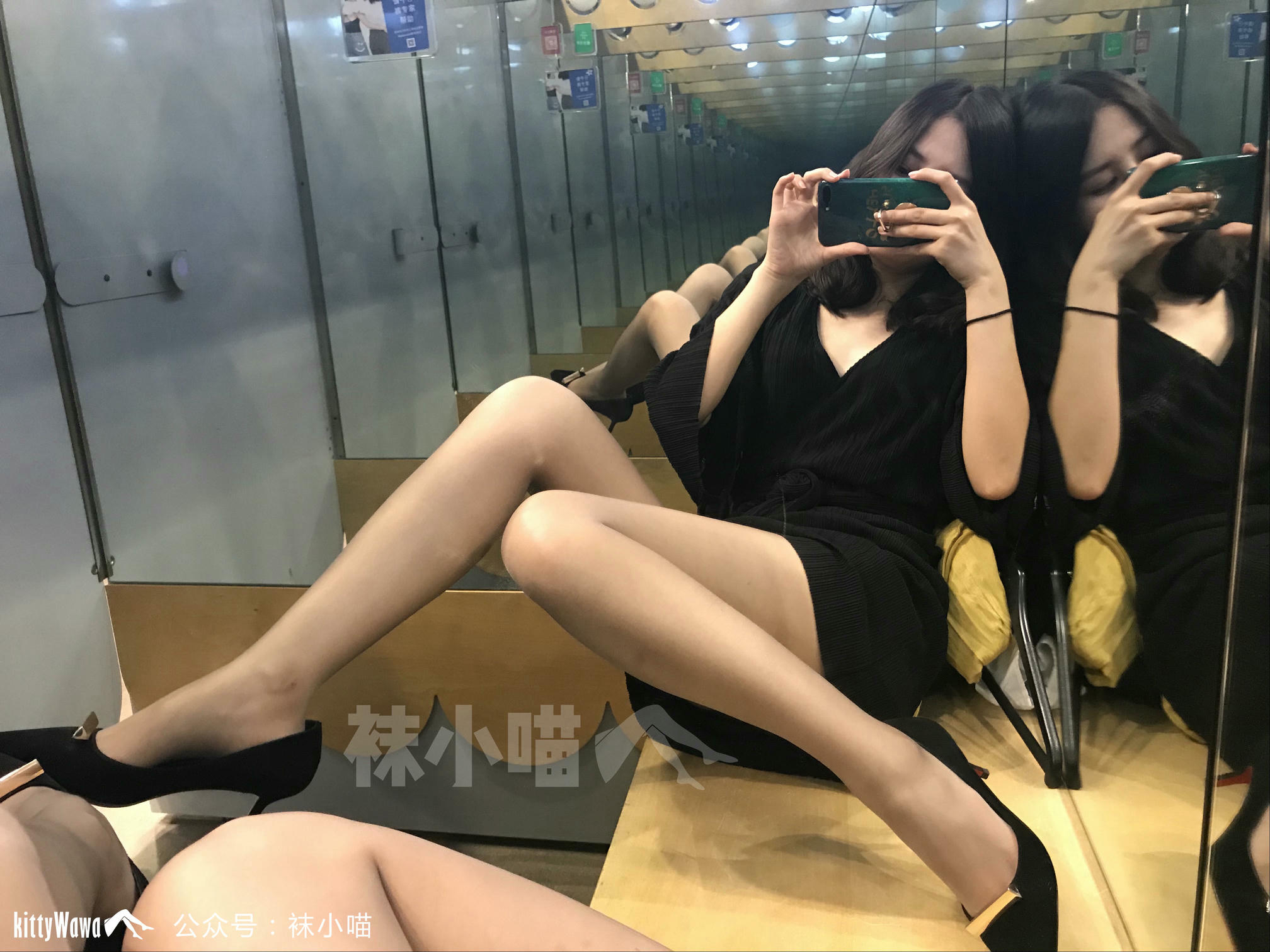 袜小喵 KT059 喵姐姐的试衣间 [90P+75M]_第5集