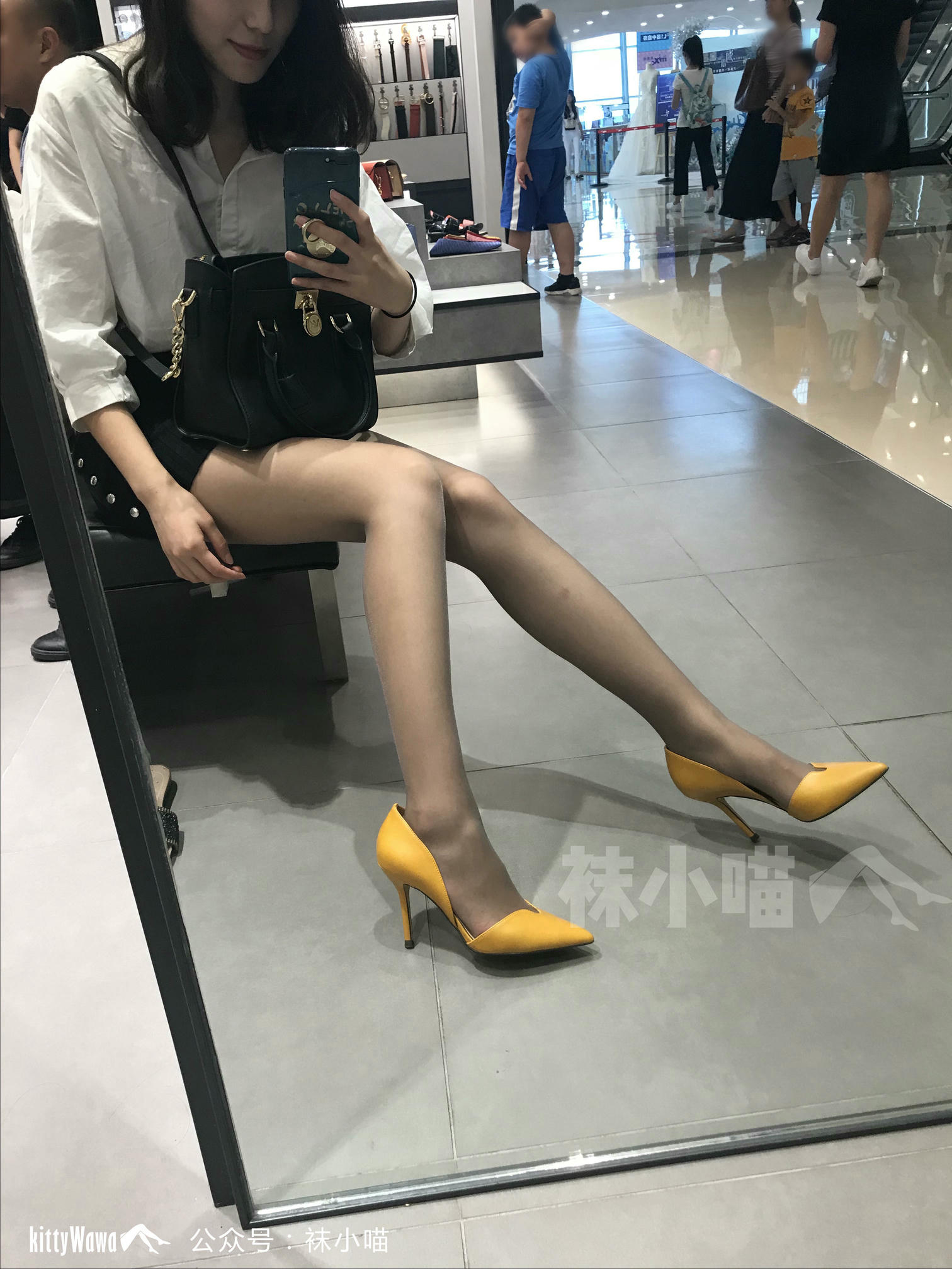 袜小喵 KT059 喵姐姐的试衣间 [90P+75M]_第5集