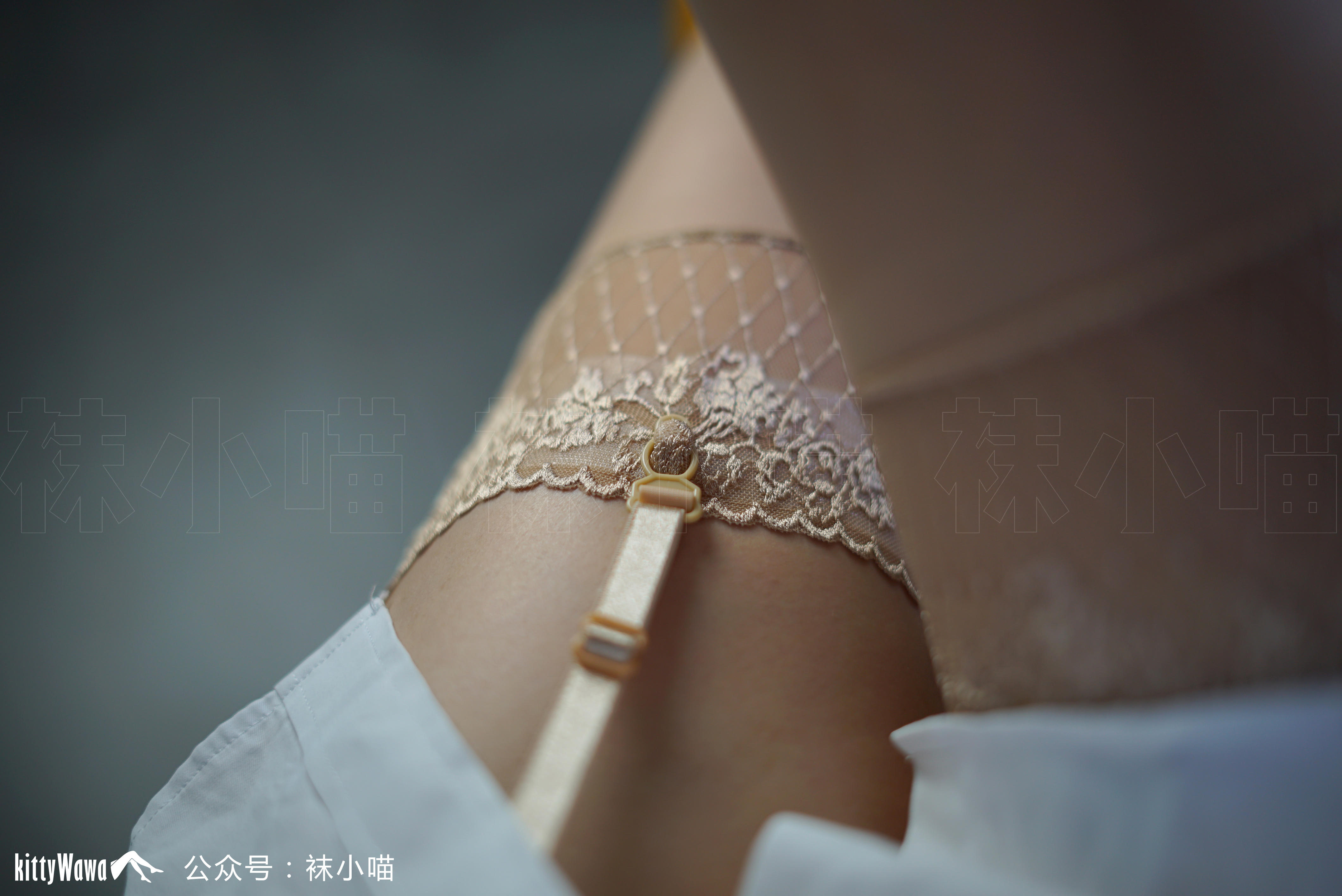 袜小喵 KT066 复古丝VS白衬衫 [61P+40M]_第1集