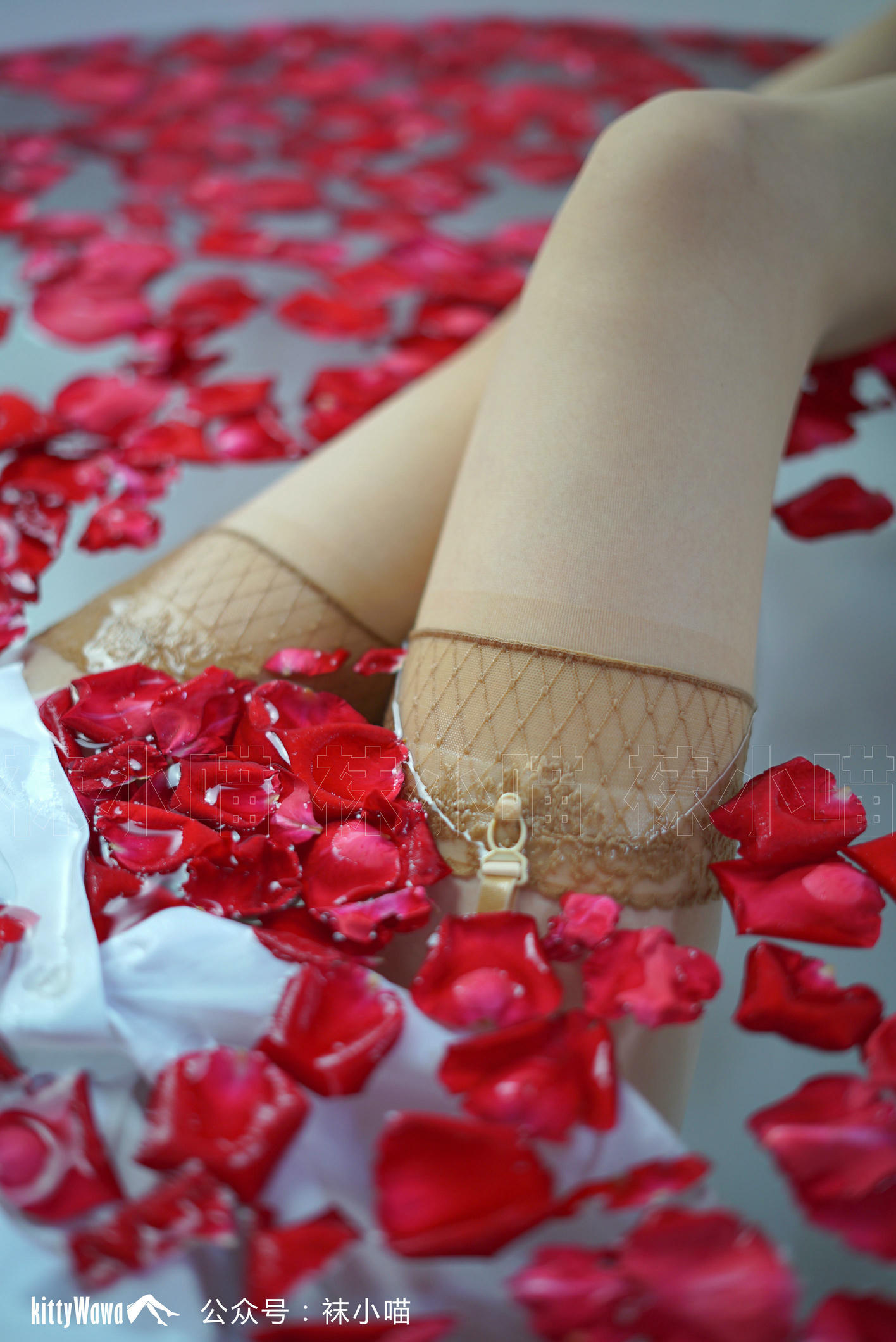 袜小喵 KT066 复古丝VS白衬衫 [61P+40M]_第3集