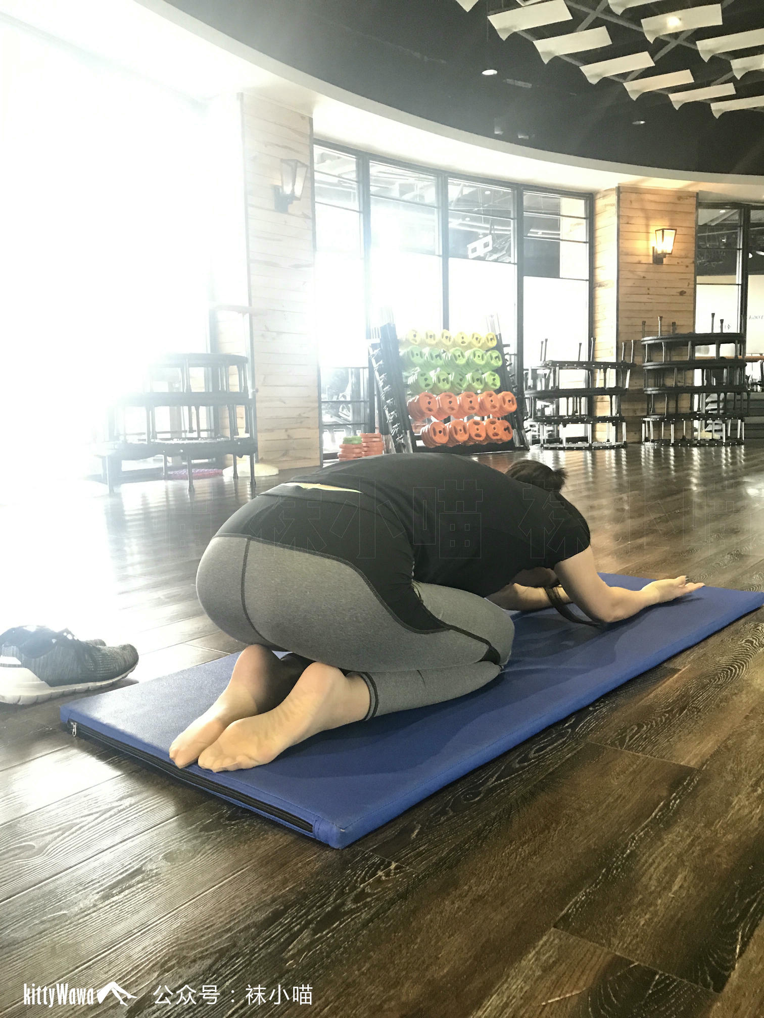 袜小喵 KT071 喵姐姐的健身课 [93P+114M]_第1集