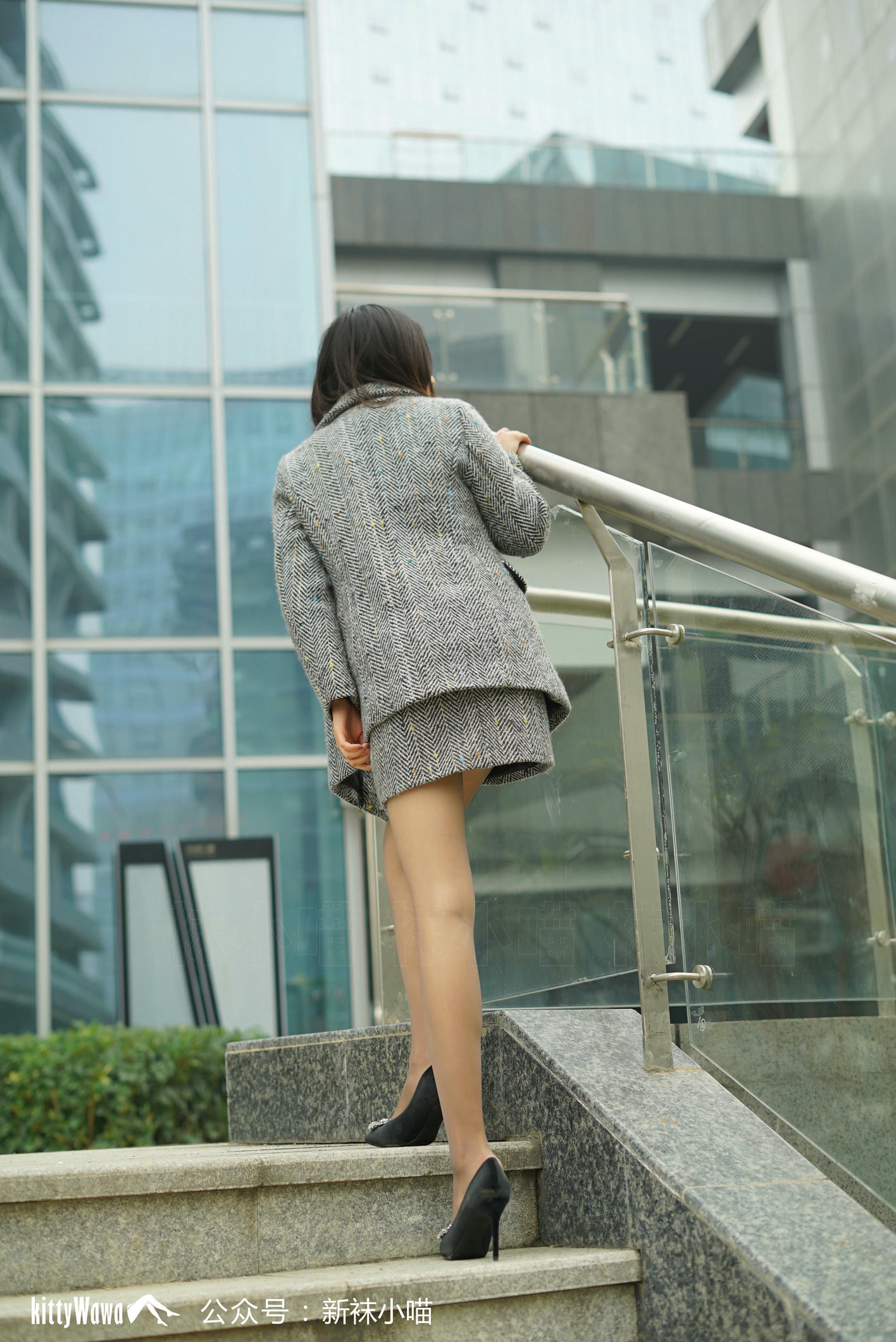 袜小喵 KT085 商务高级灰 [60P+68M]_第3集