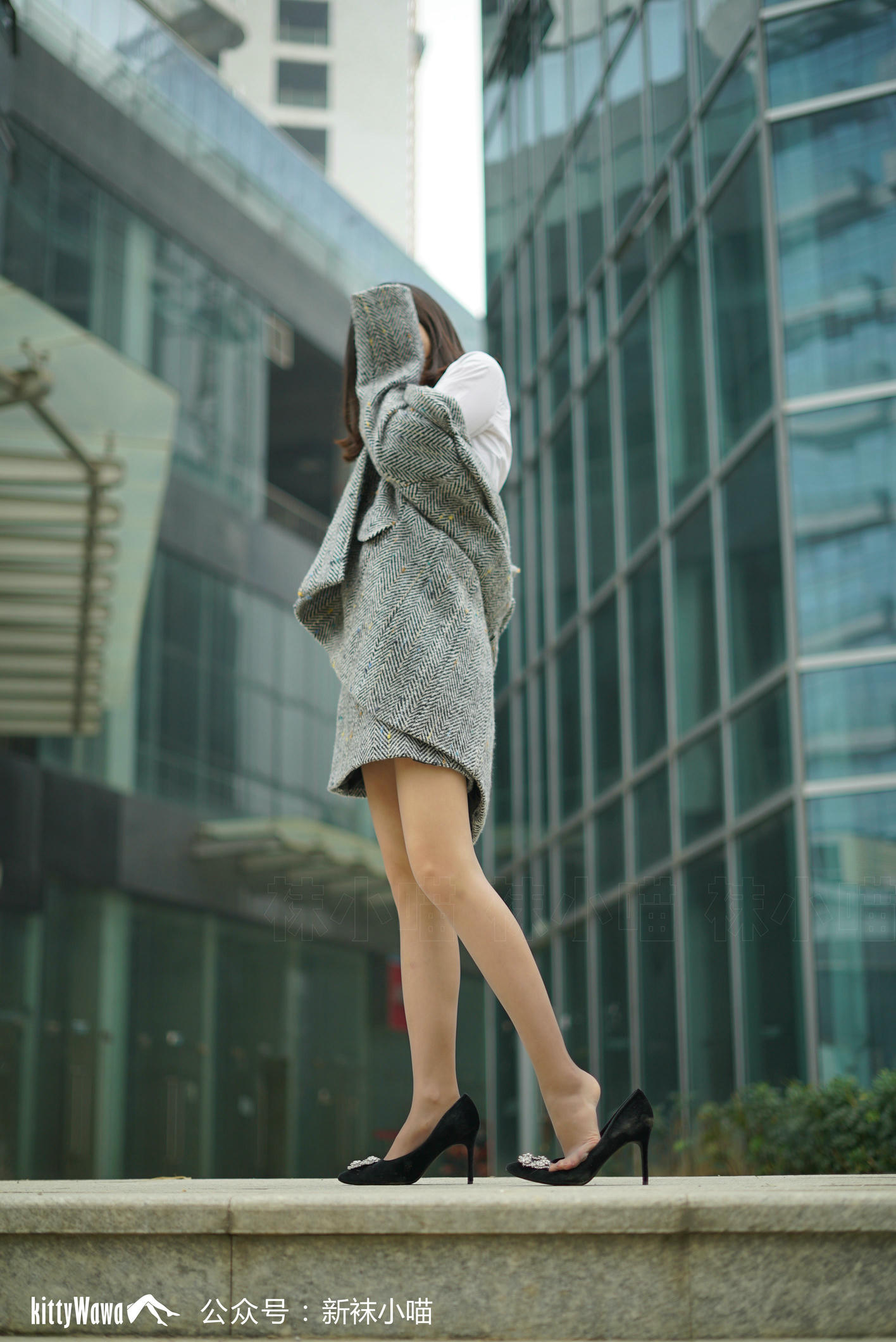 袜小喵 KT085 商务高级灰 [60P+68M]_第3集