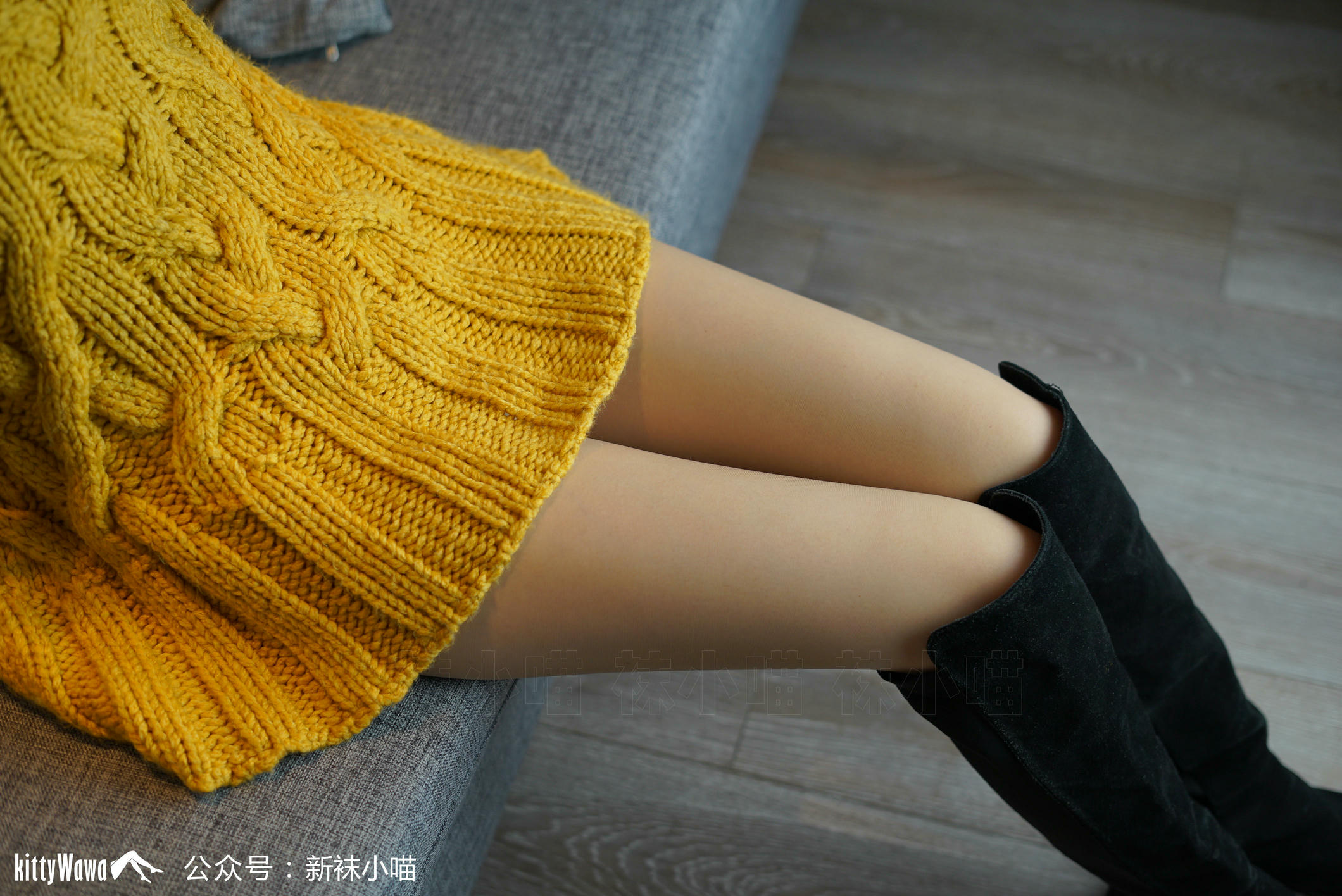 袜小喵 KT088 毛衣与靴 [60P+52M]_第1集