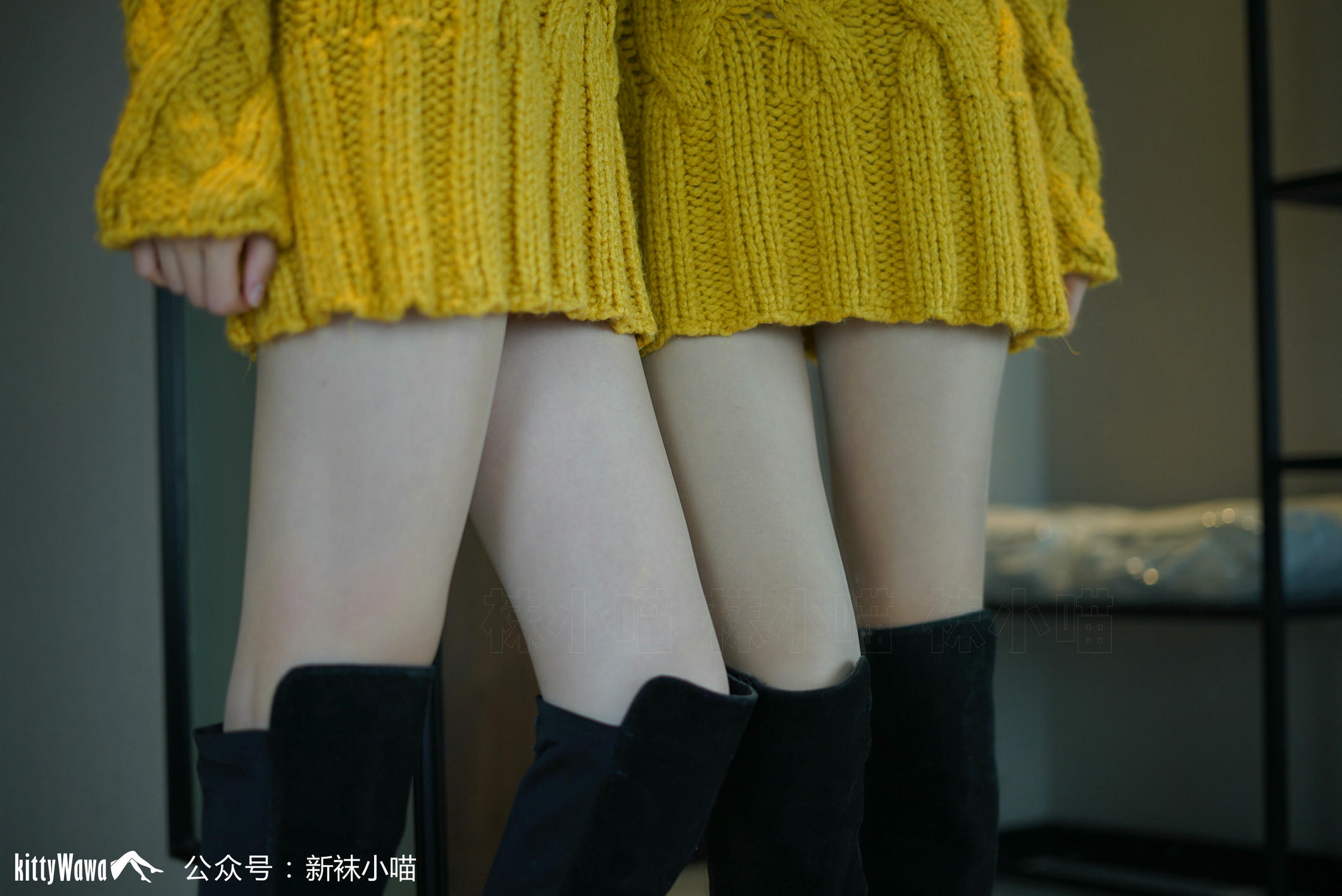 袜小喵 KT088 毛衣与靴 [60P+52M]_第2集