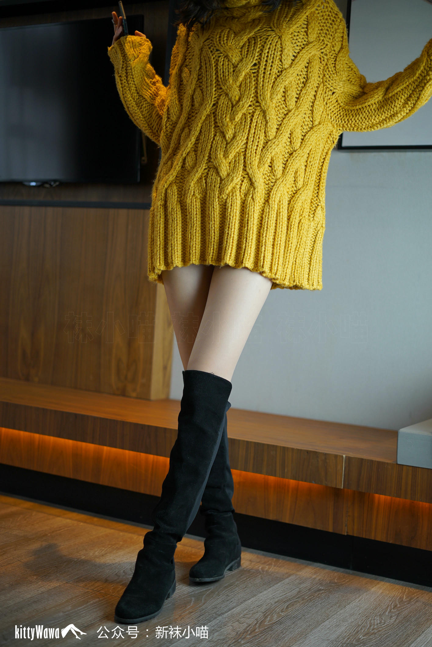 袜小喵 KT088 毛衣与靴 [60P+52M]_第3集