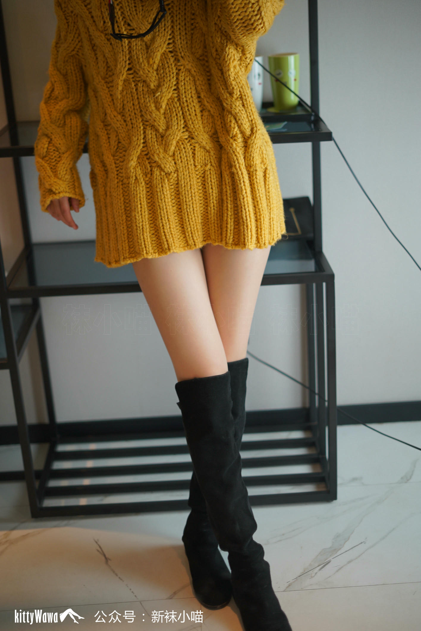 袜小喵 KT088 毛衣与靴 [60P+52M]_第3集