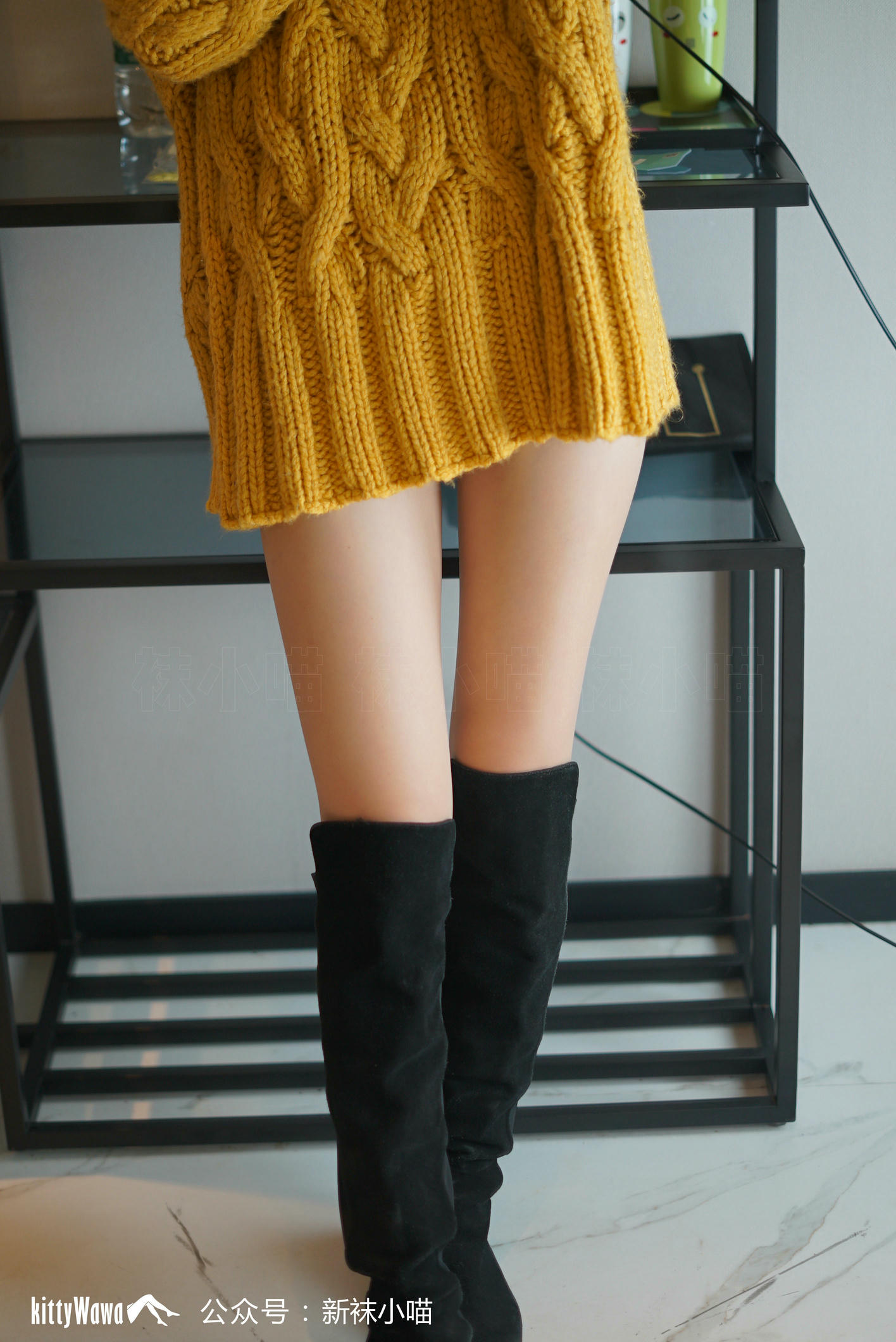 袜小喵 KT088 毛衣与靴 [60P+52M]_第3集