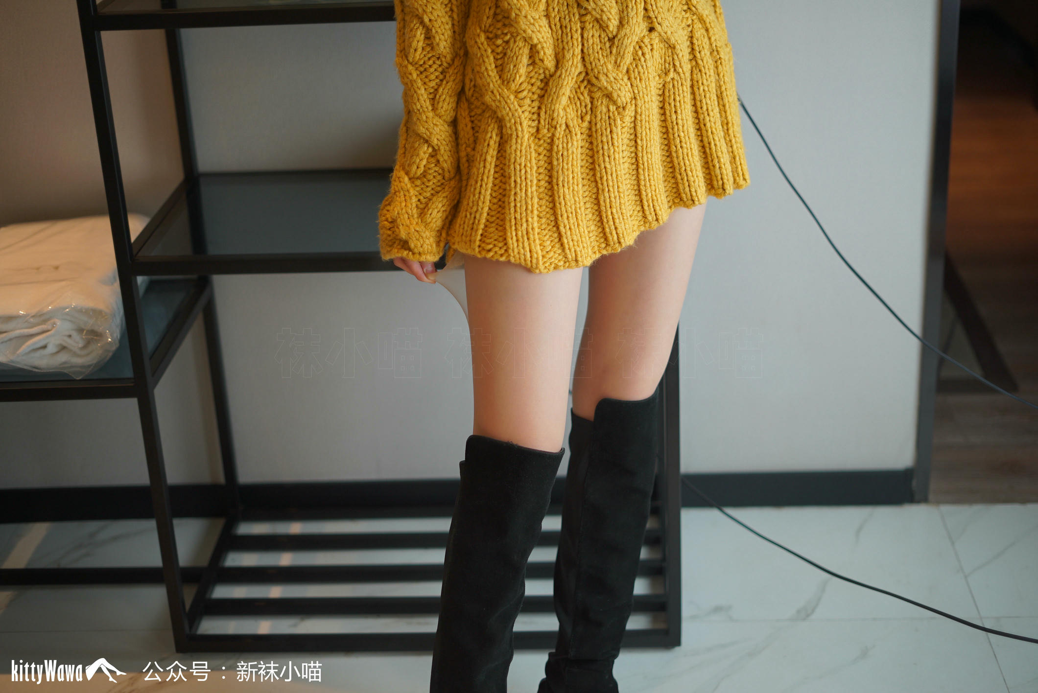 袜小喵 KT088 毛衣与靴 [60P+52M]_第3集