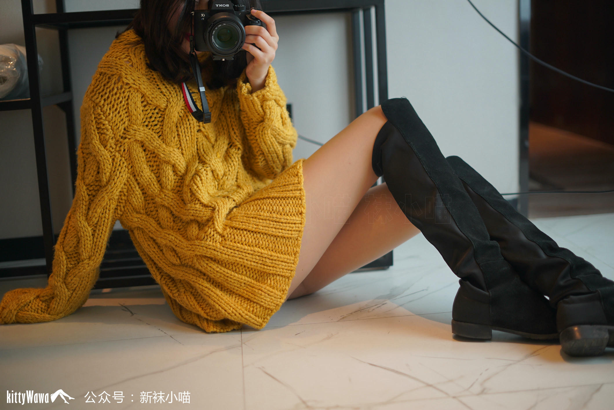 袜小喵 KT088 毛衣与靴 [60P+52M]_第3集