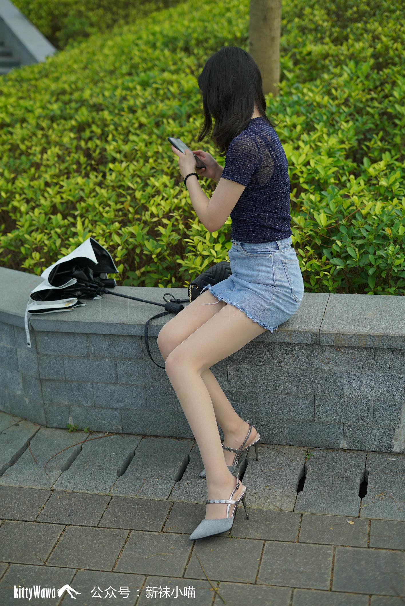 袜小喵 KT095 牛仔与丝 [60P+65M]_第1集