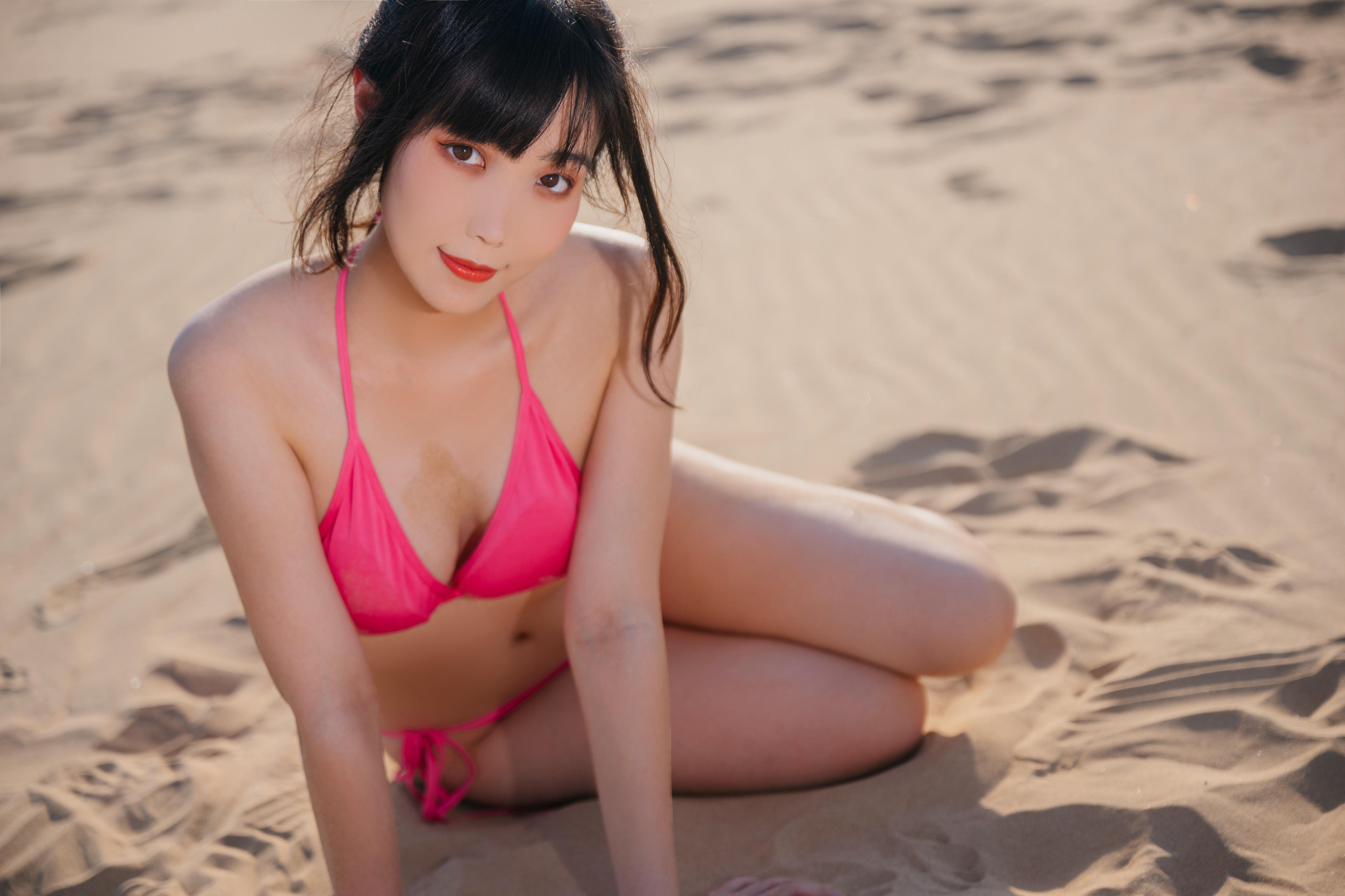 汪知子 NO.016 粉色比基尼[30P-180.3M]_第1集