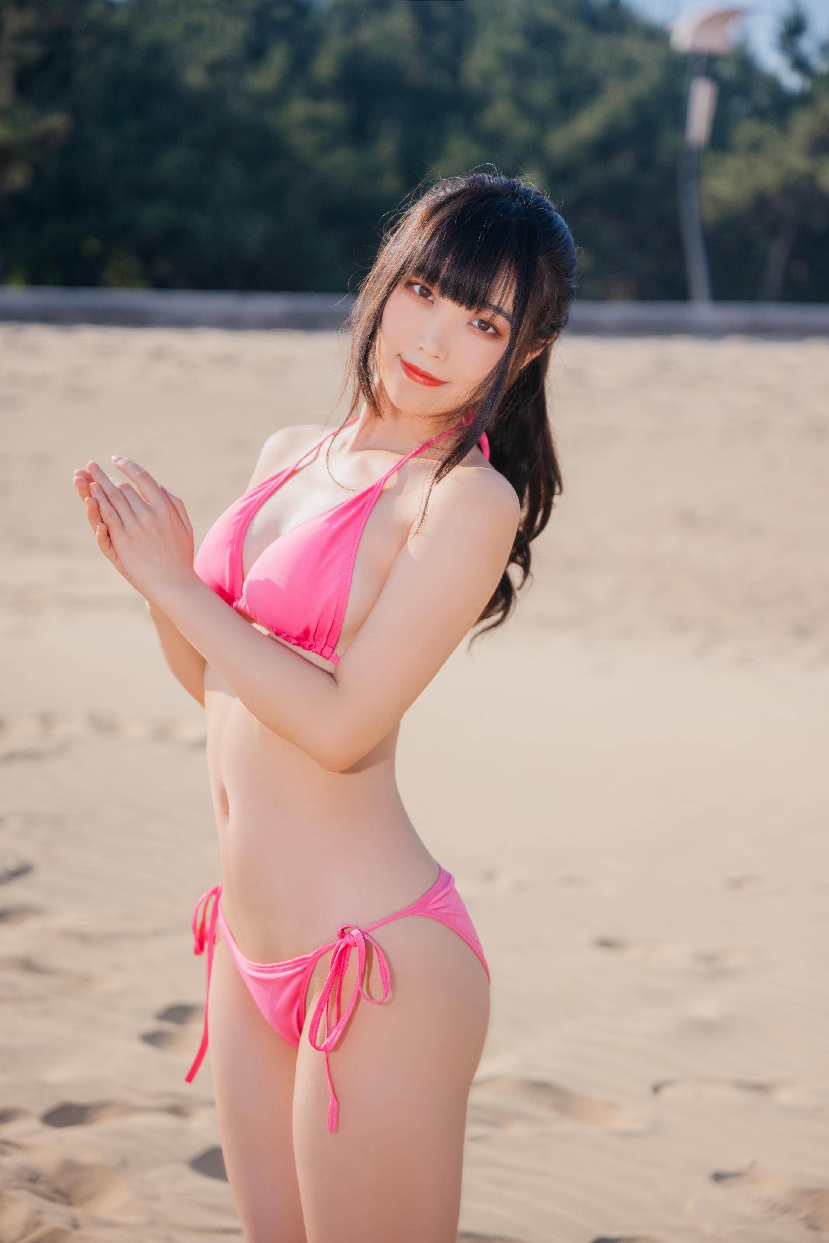 汪知子 NO.016 粉色比基尼[30P-180.3M]_第1集