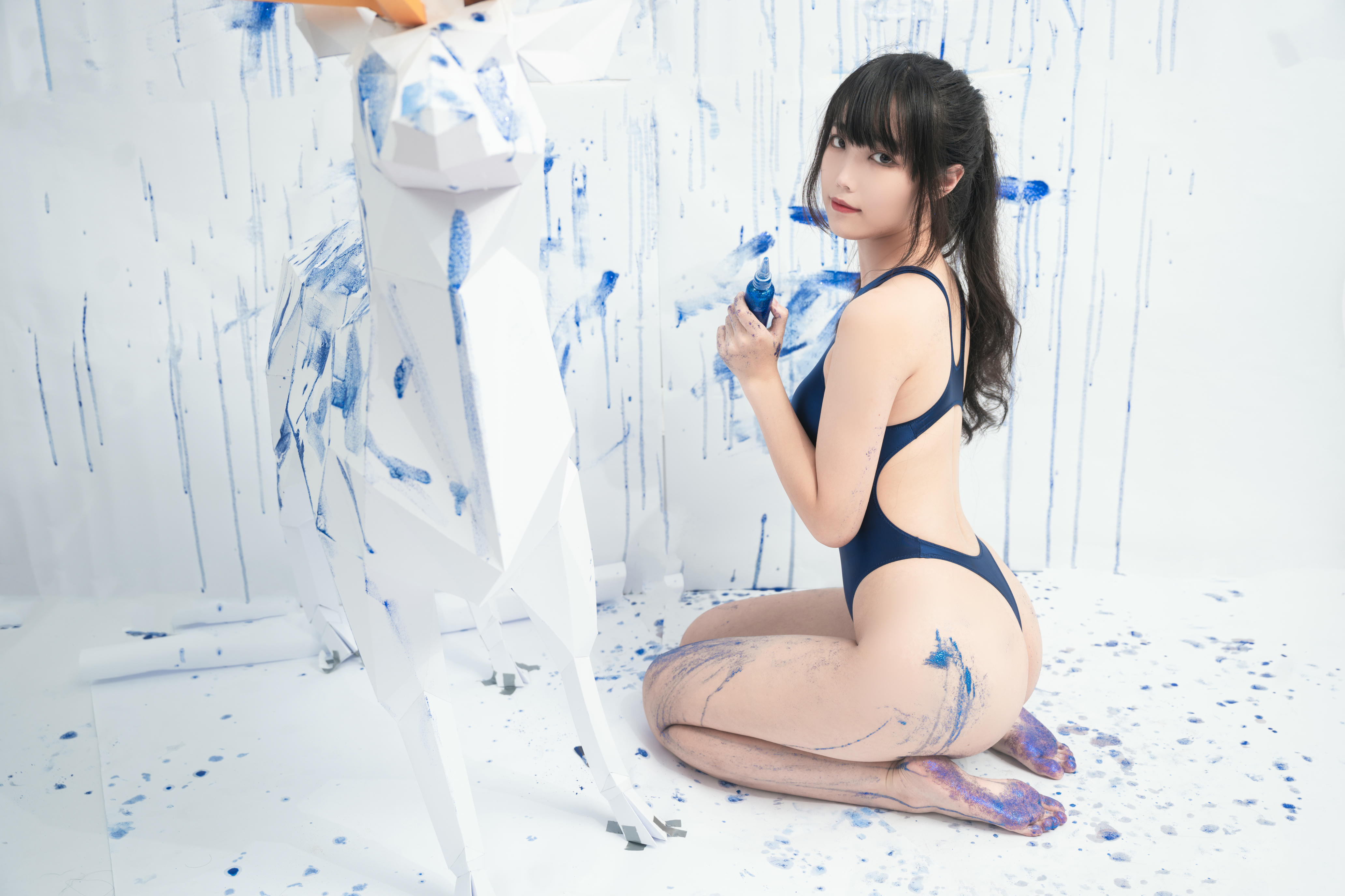 汪知子 NO.022 蓝色闪粉[35P-243.2M]_第1集