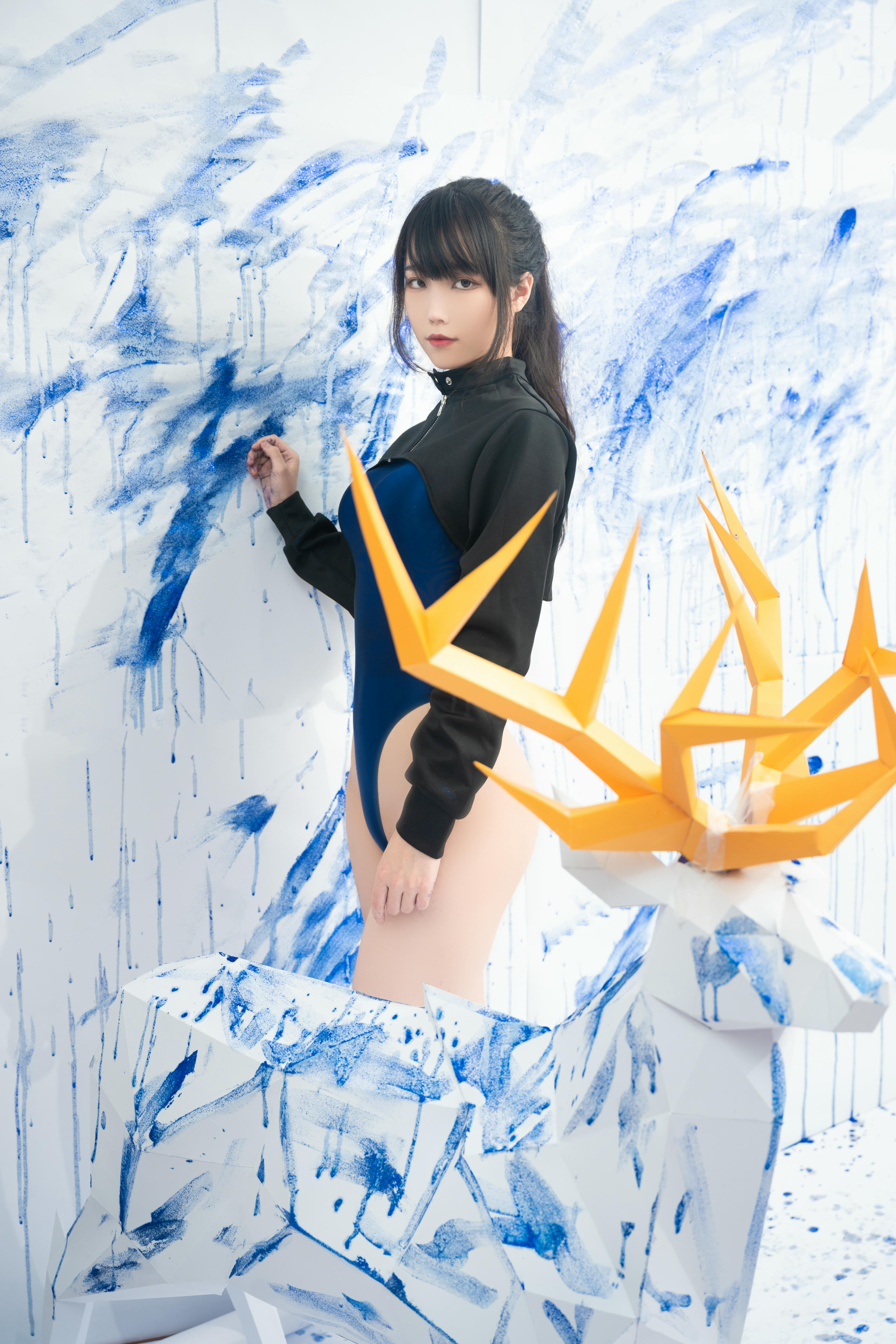 汪知子 NO.022 蓝色闪粉[35P-243.2M]_第1集