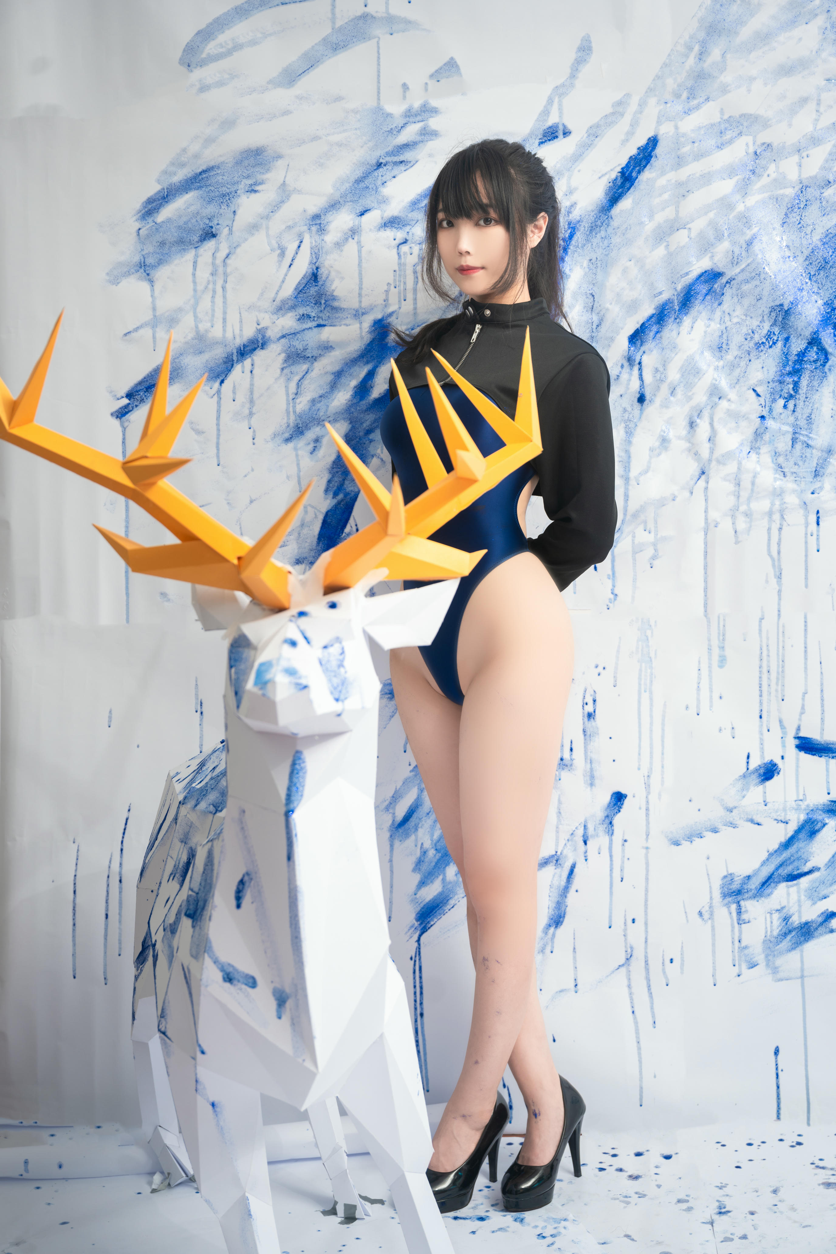 汪知子 NO.022 蓝色闪粉[35P-243.2M]_第1集