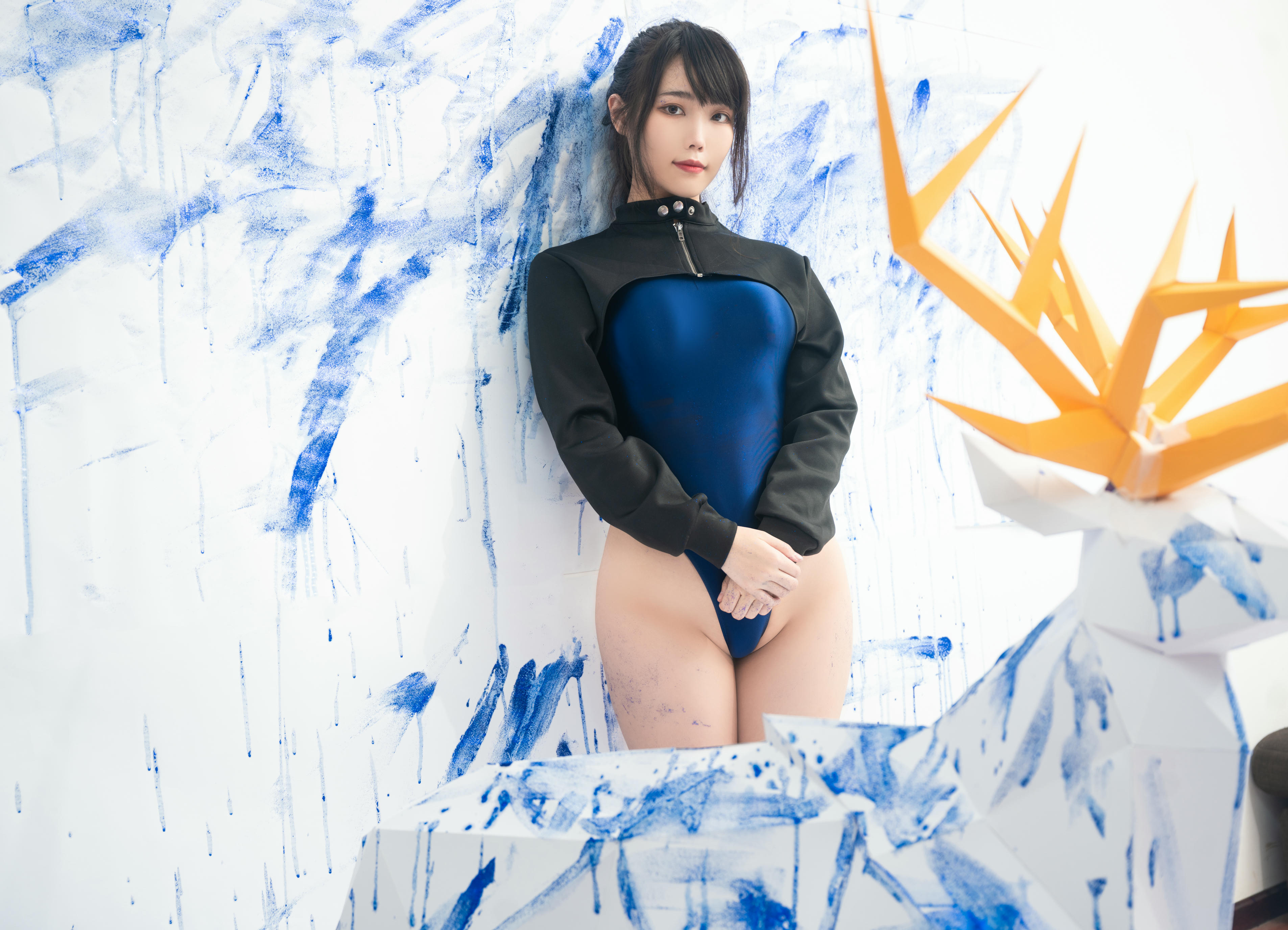 汪知子 NO.022 蓝色闪粉[35P-243.2M]_第1集