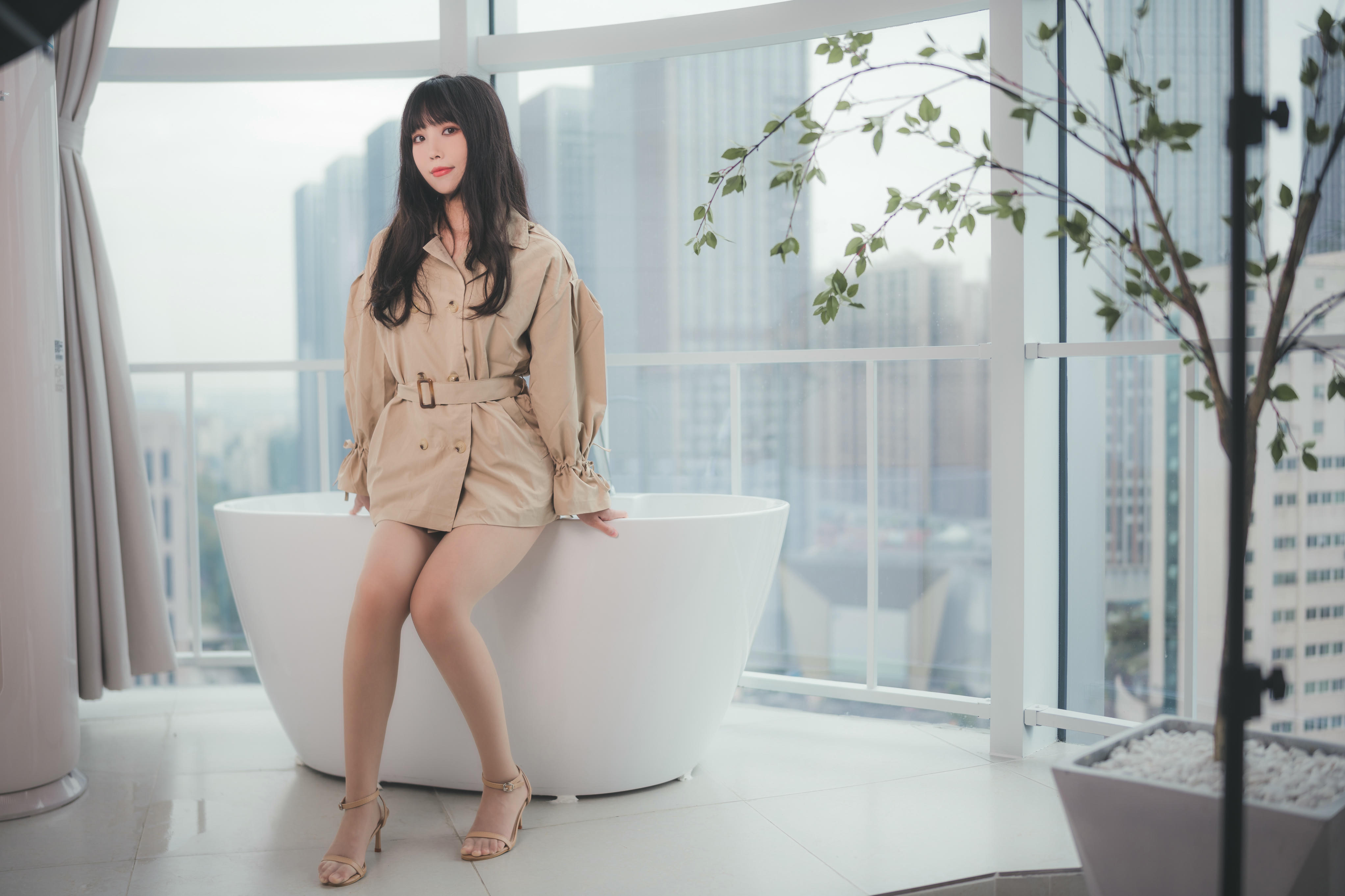 汪知子 NO.008 风衣[52P-168M]_第1集