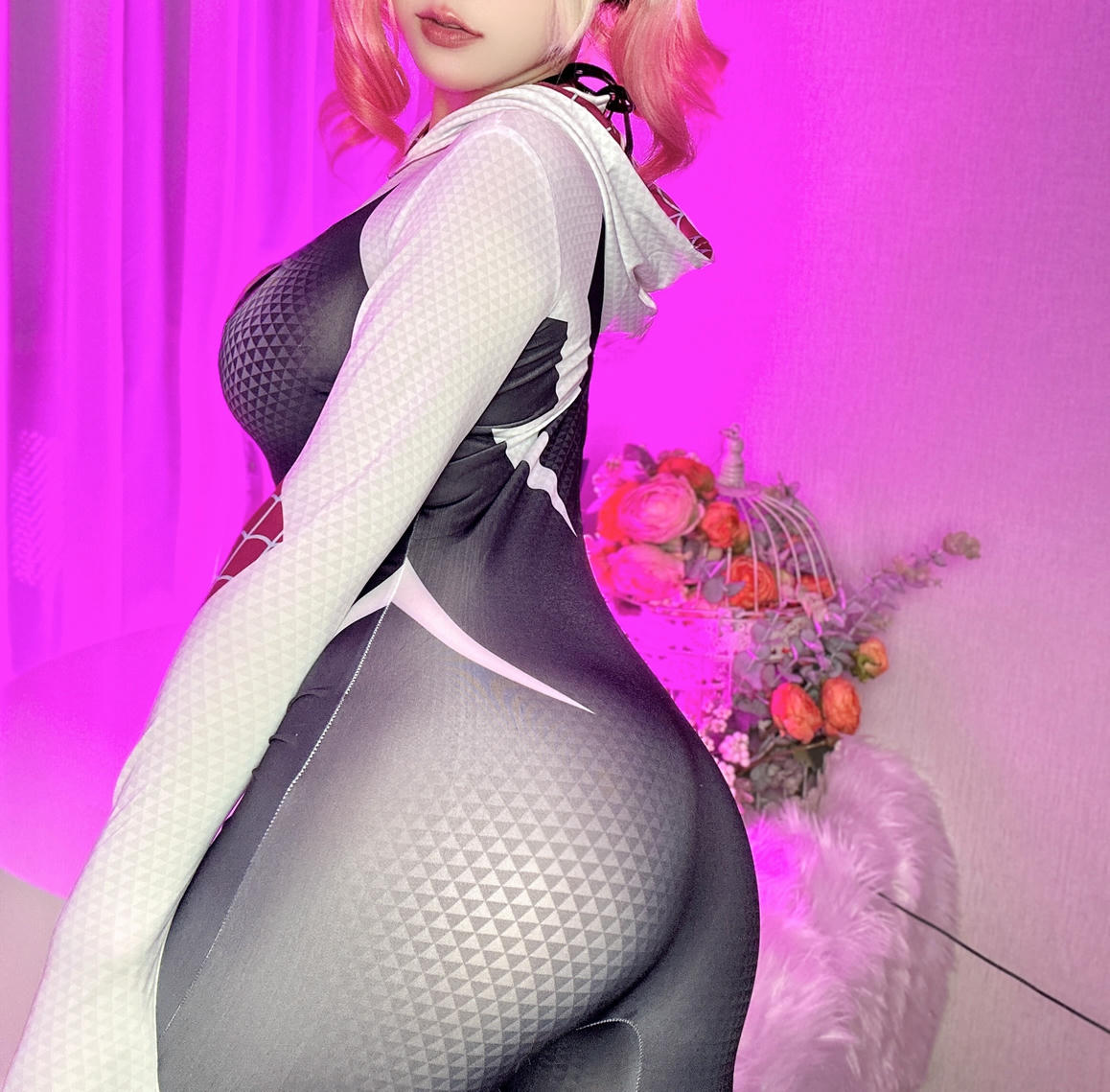 小仓千代w NO.060 Spider Gwen 蜘蛛格温 [20P 1V 79MB]_第1集