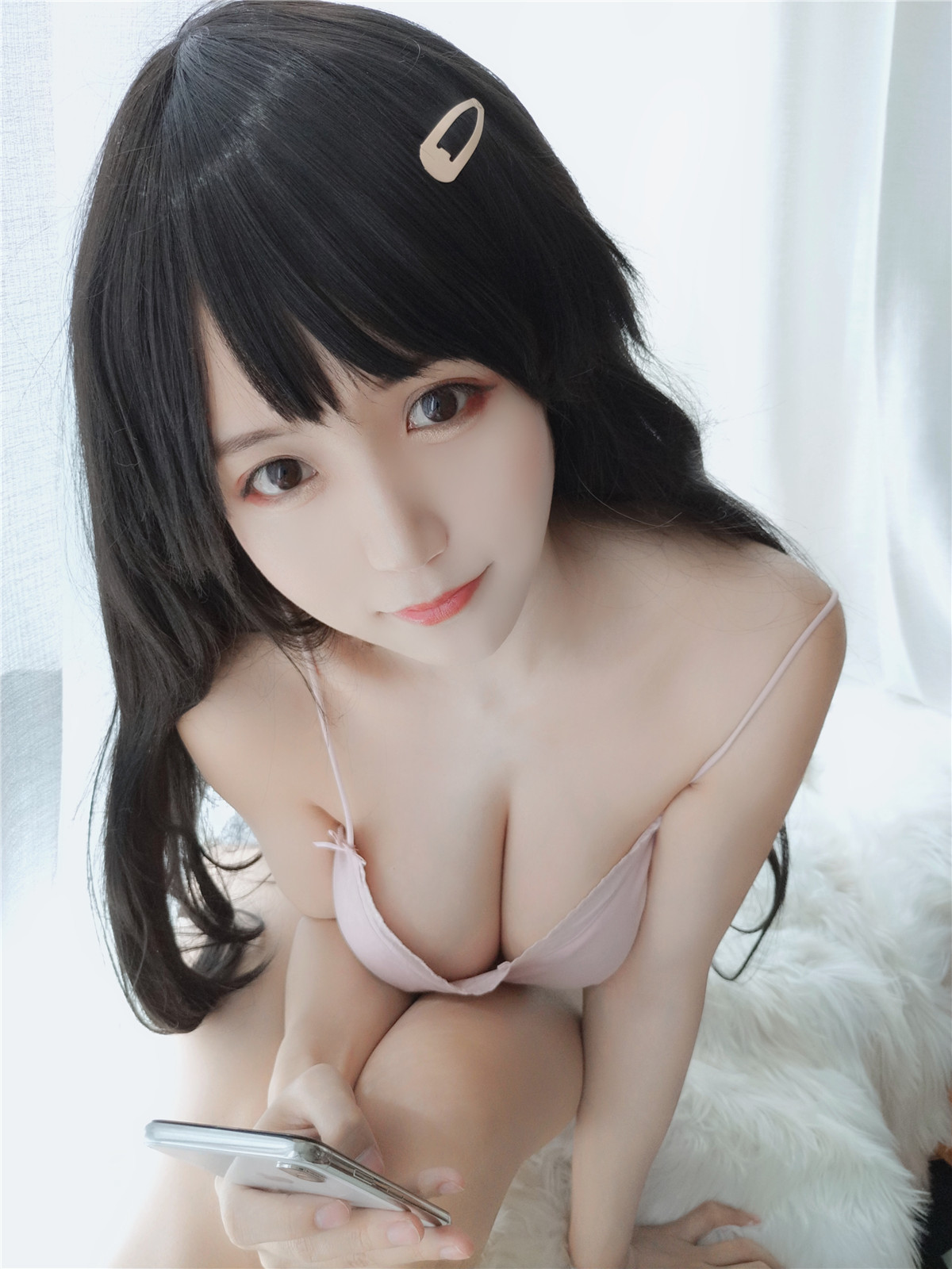 小仓千代w NO.002 粉色吊带[30P-54MB]_第1集