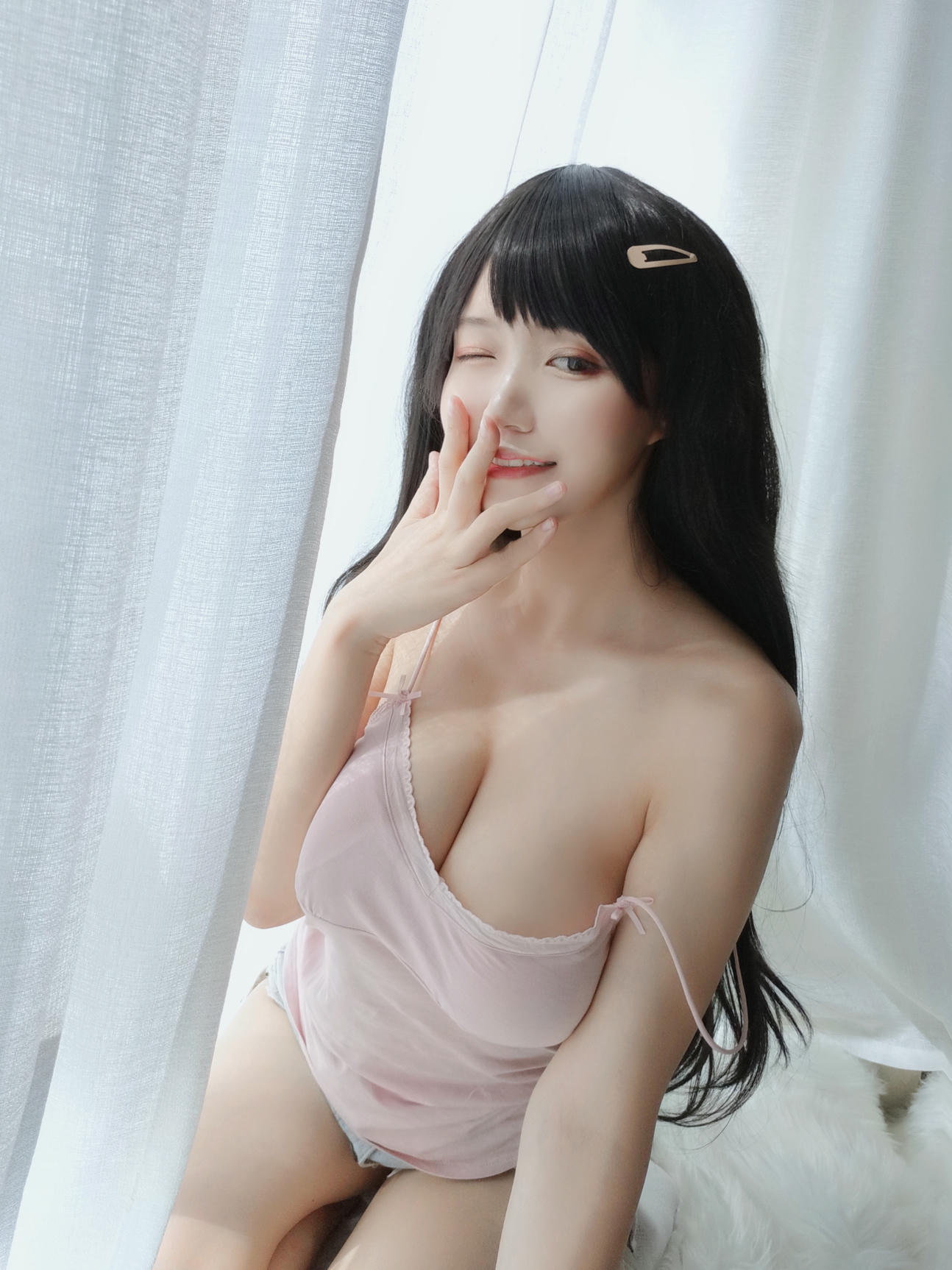 小仓千代w NO.002 粉色吊带[30P-54MB]_第2集