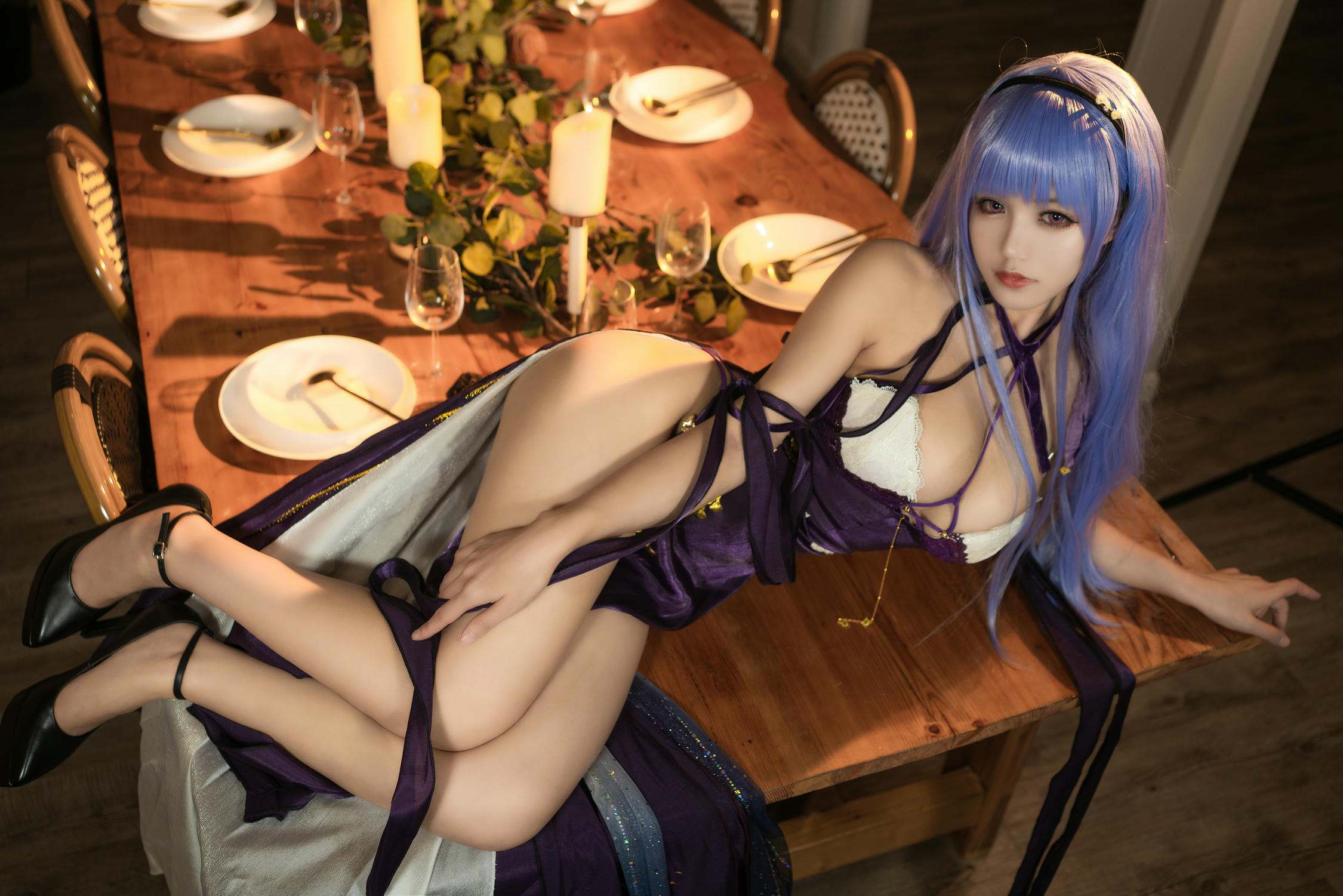 小仓千代w NO.028 黛朵礼服 [19P-154MB]_第1集