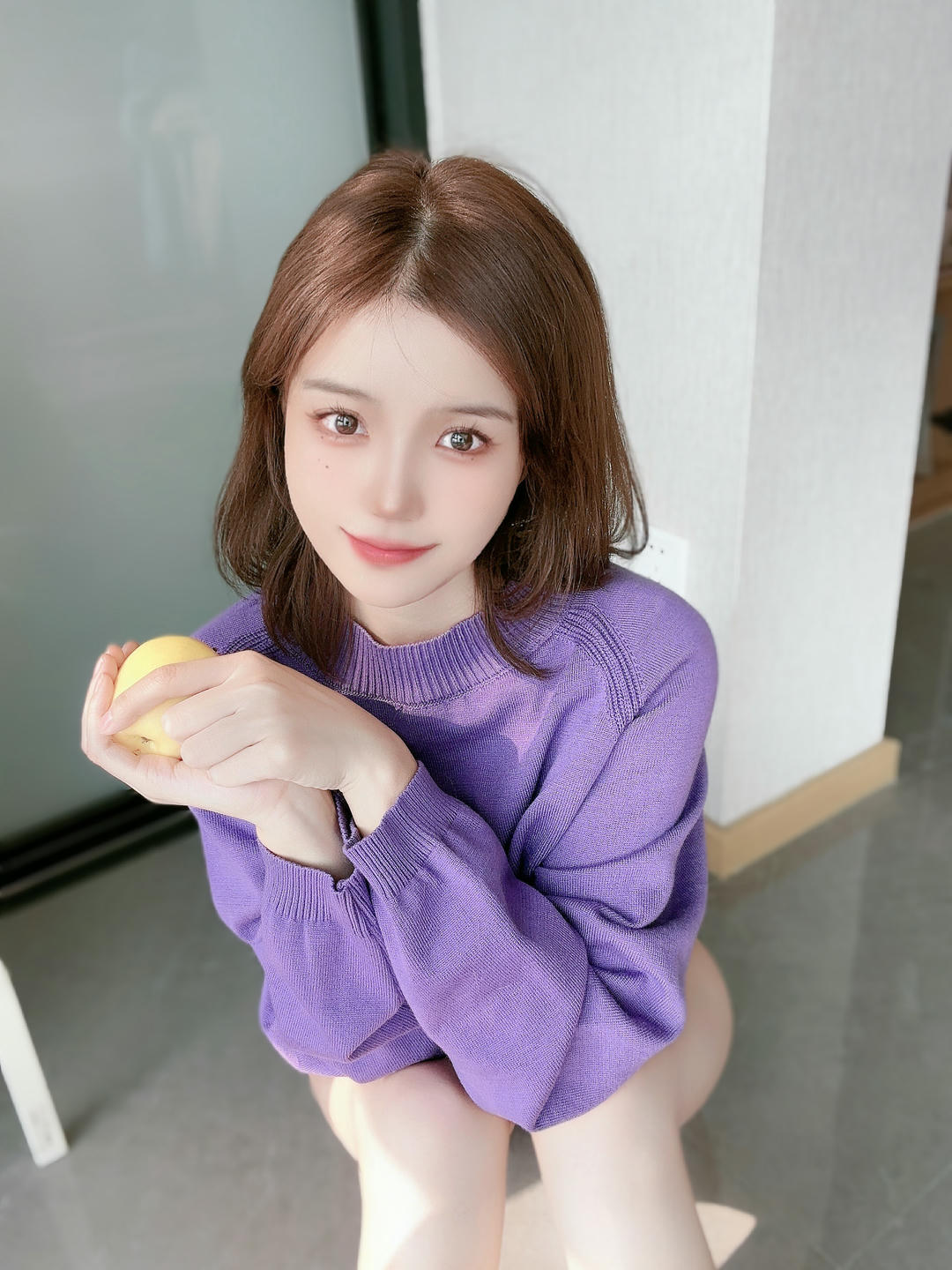 小仓千代w NO.033 2022年11月fantia会员合集（全6期） [78P-296MB]-2022-11-01 💟紫色毛衣💟11月初投稿 [11P-41MB]_第1集