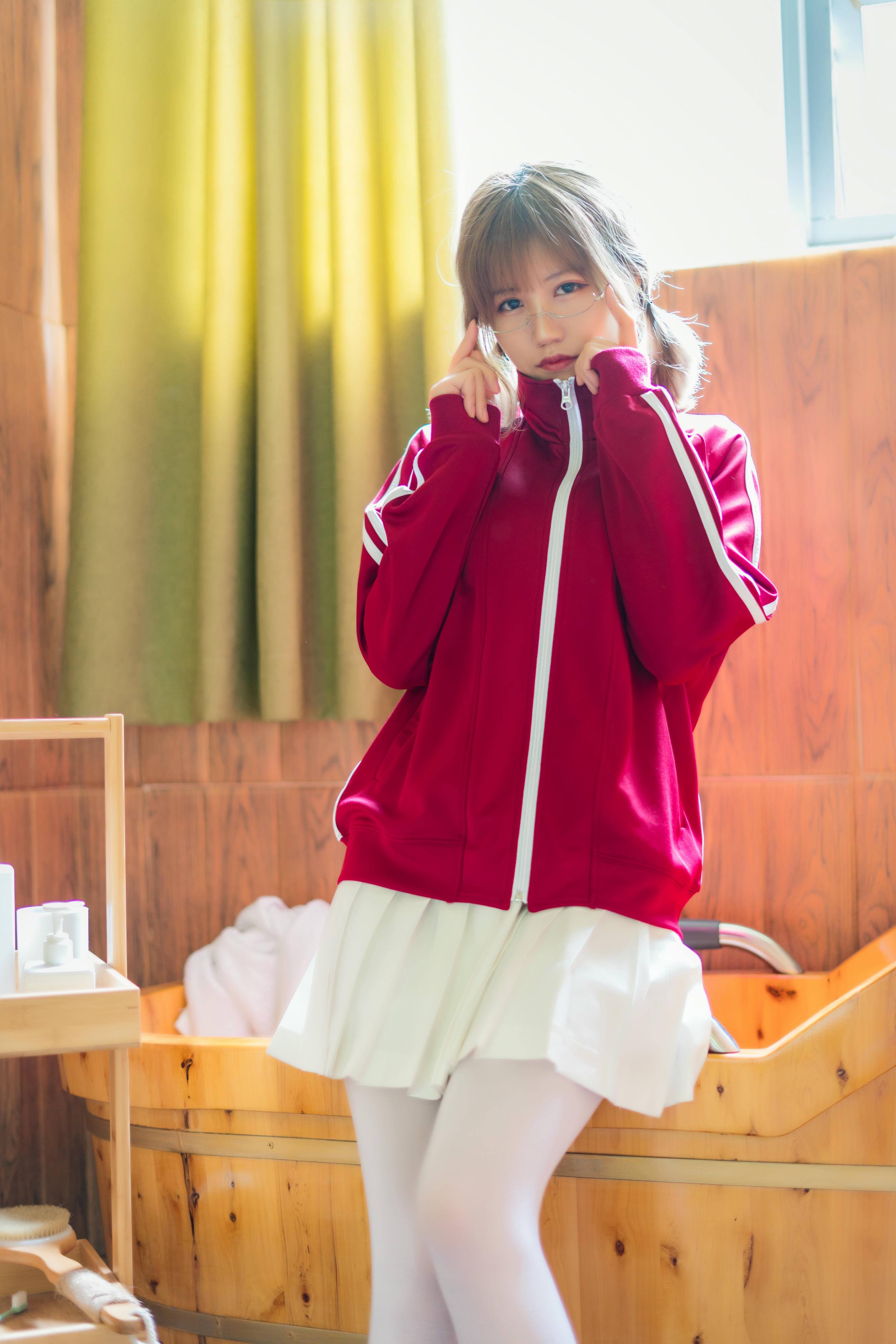 小仓千代w NO.004 红色体操服[48P-672MB]_第2集