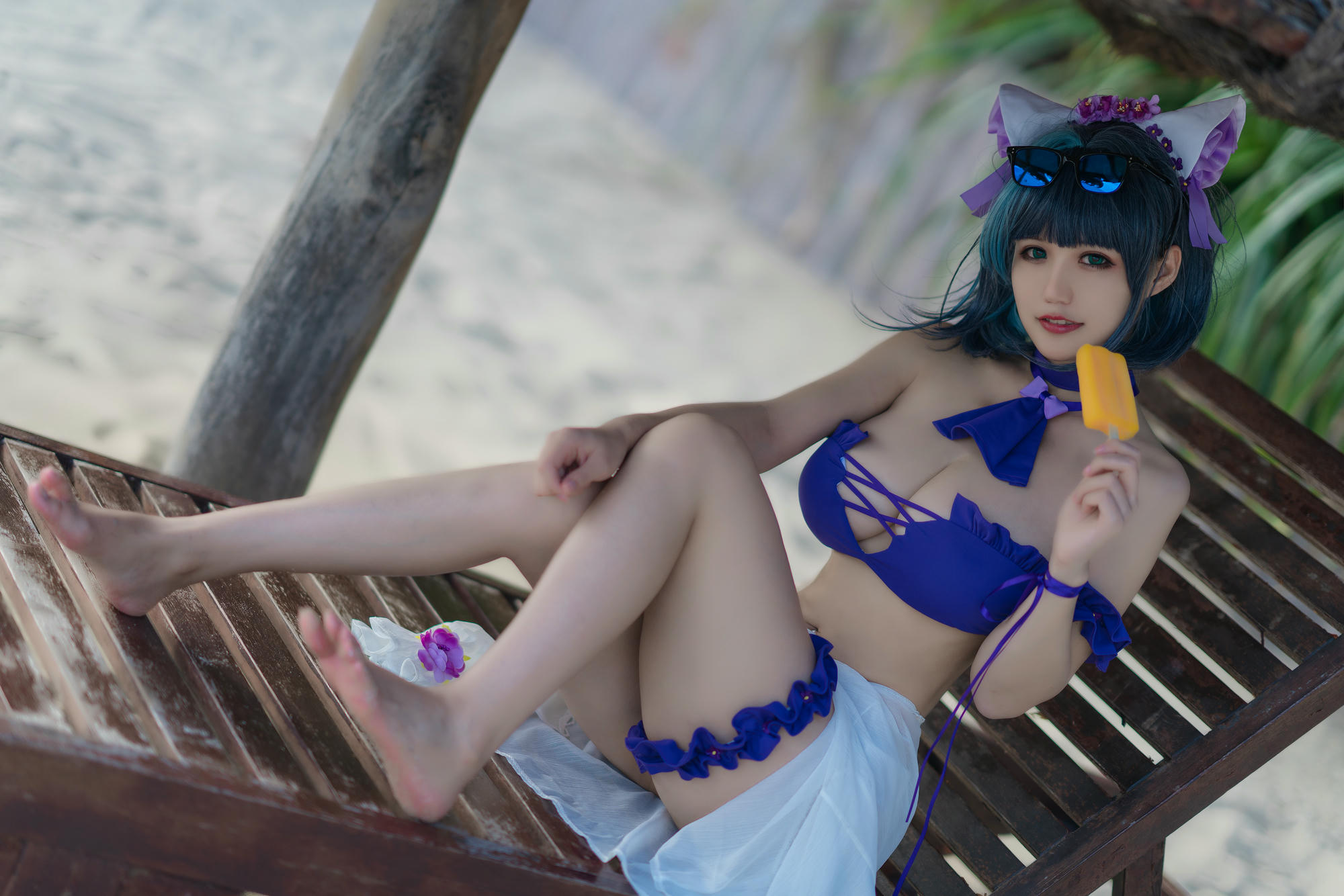 小仓千代w NO.044 柴郡泳装 [22P 111MB]_第1集