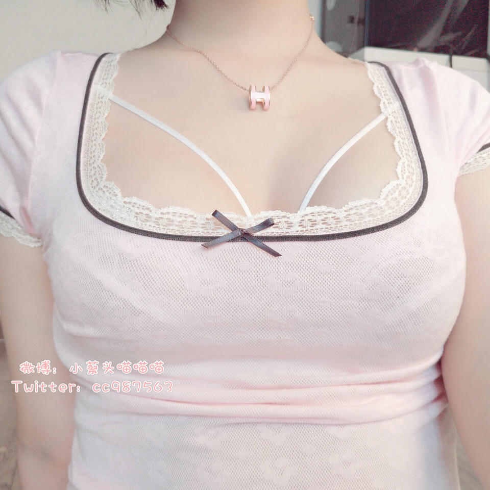 小蔡头喵喵喵 NO.002 粉T白丝 53P1V_第1集