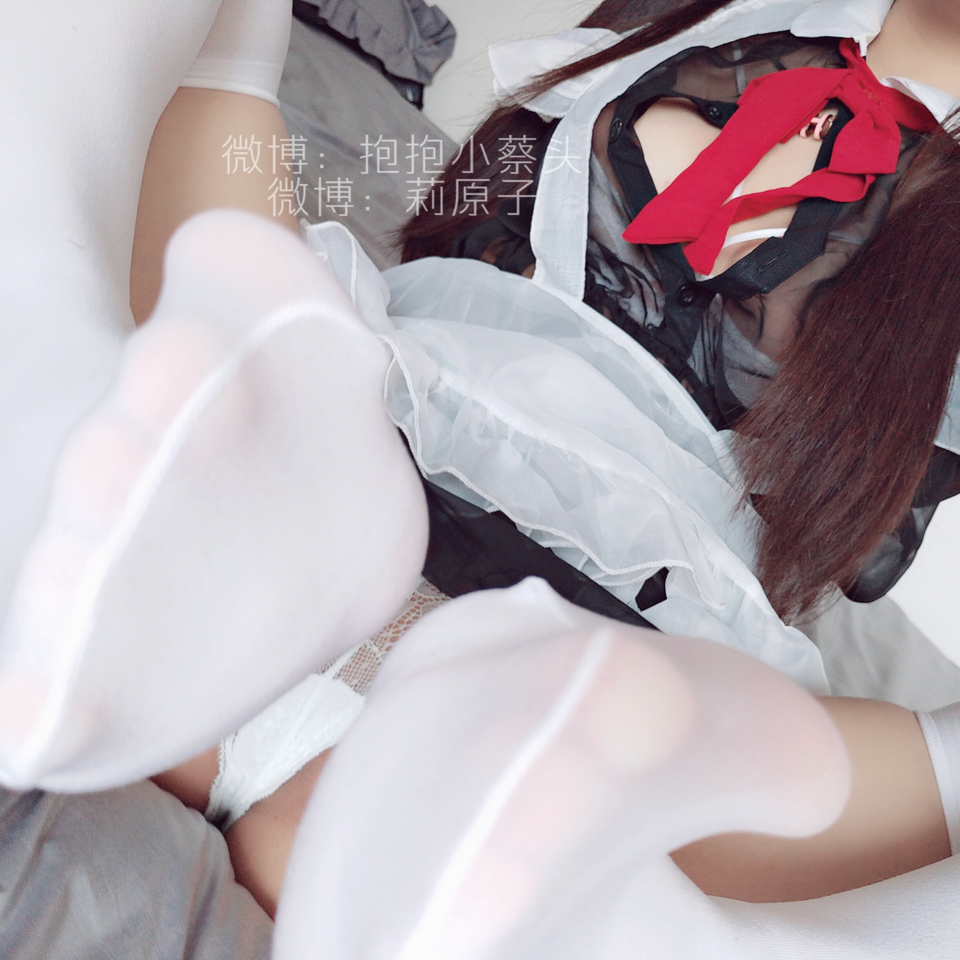 小蔡头喵喵喵 NO.014 白丝透明女仆 43P1V_第1集