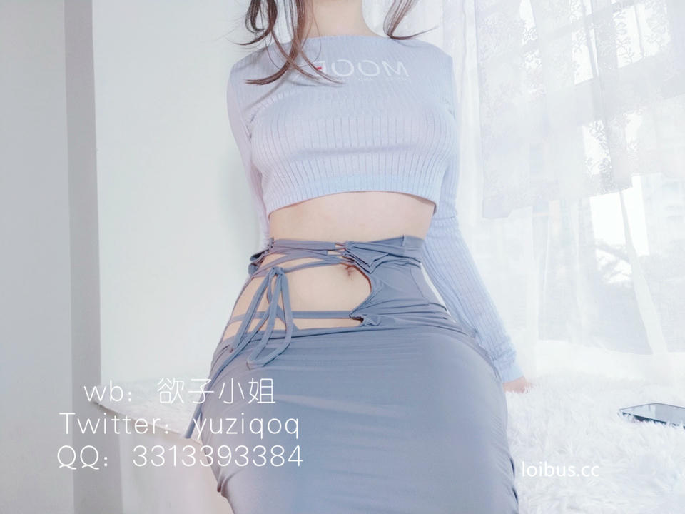 小蔡头喵喵喵 NO.038 灰色包臀 59p2v_第1集