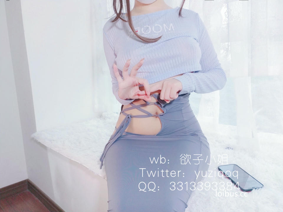 小蔡头喵喵喵 NO.038 灰色包臀 59p2v_第1集