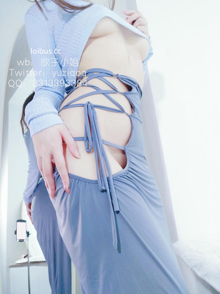 小蔡头喵喵喵 NO.038 灰色包臀 59p2v_第1集