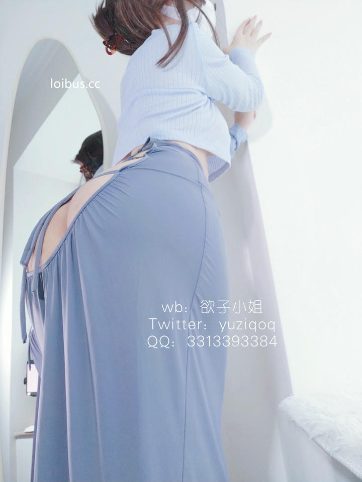 小蔡头喵喵喵 NO.038 灰色包臀 59p2v_第1集