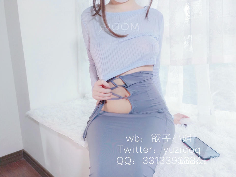 小蔡头喵喵喵 NO.038 灰色包臀 59p2v_第2集