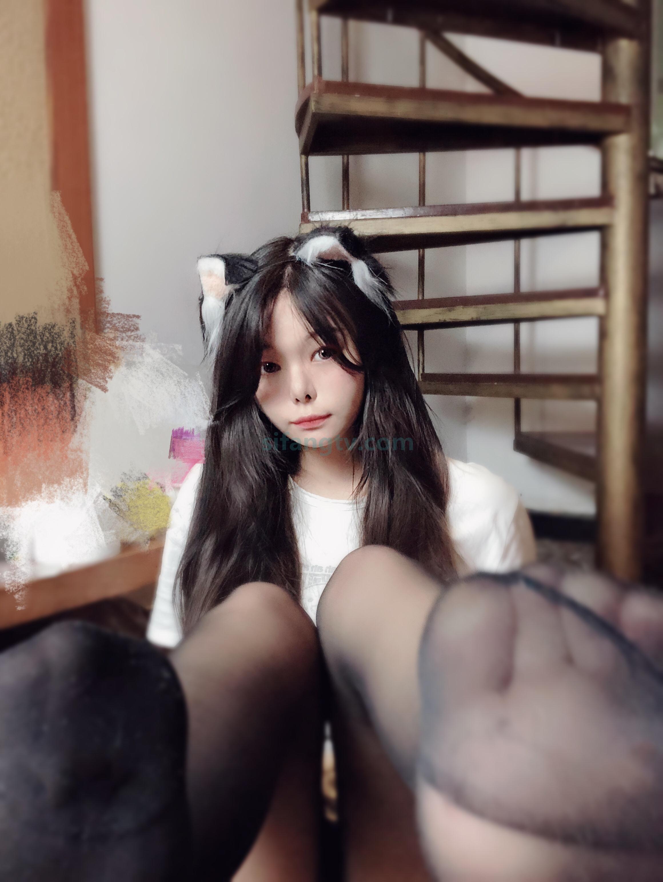 小蔡头喵喵喵 NO.041 旧图 露脸照 78P23V_第1集