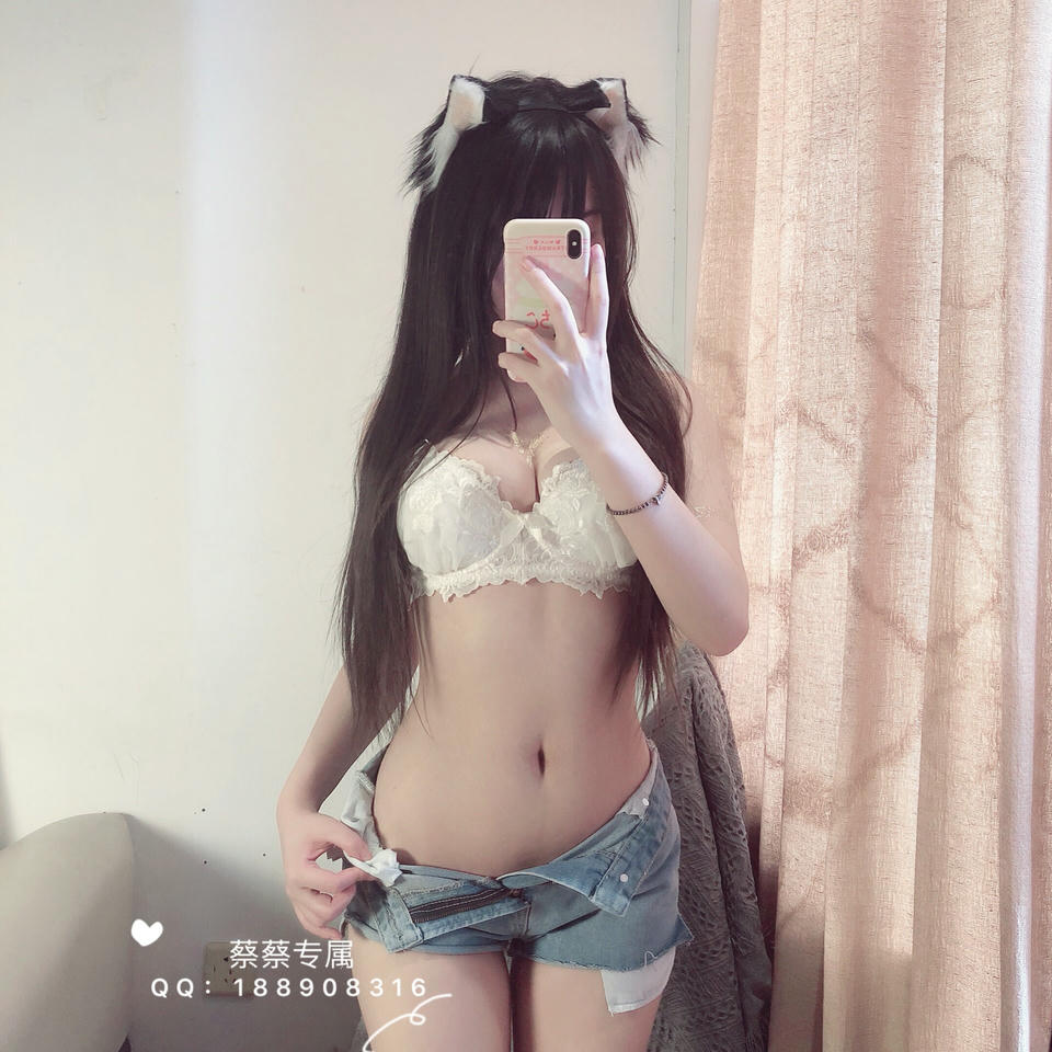 小蔡头喵喵喵 NO.054 牛仔白内 49P1V_第3集